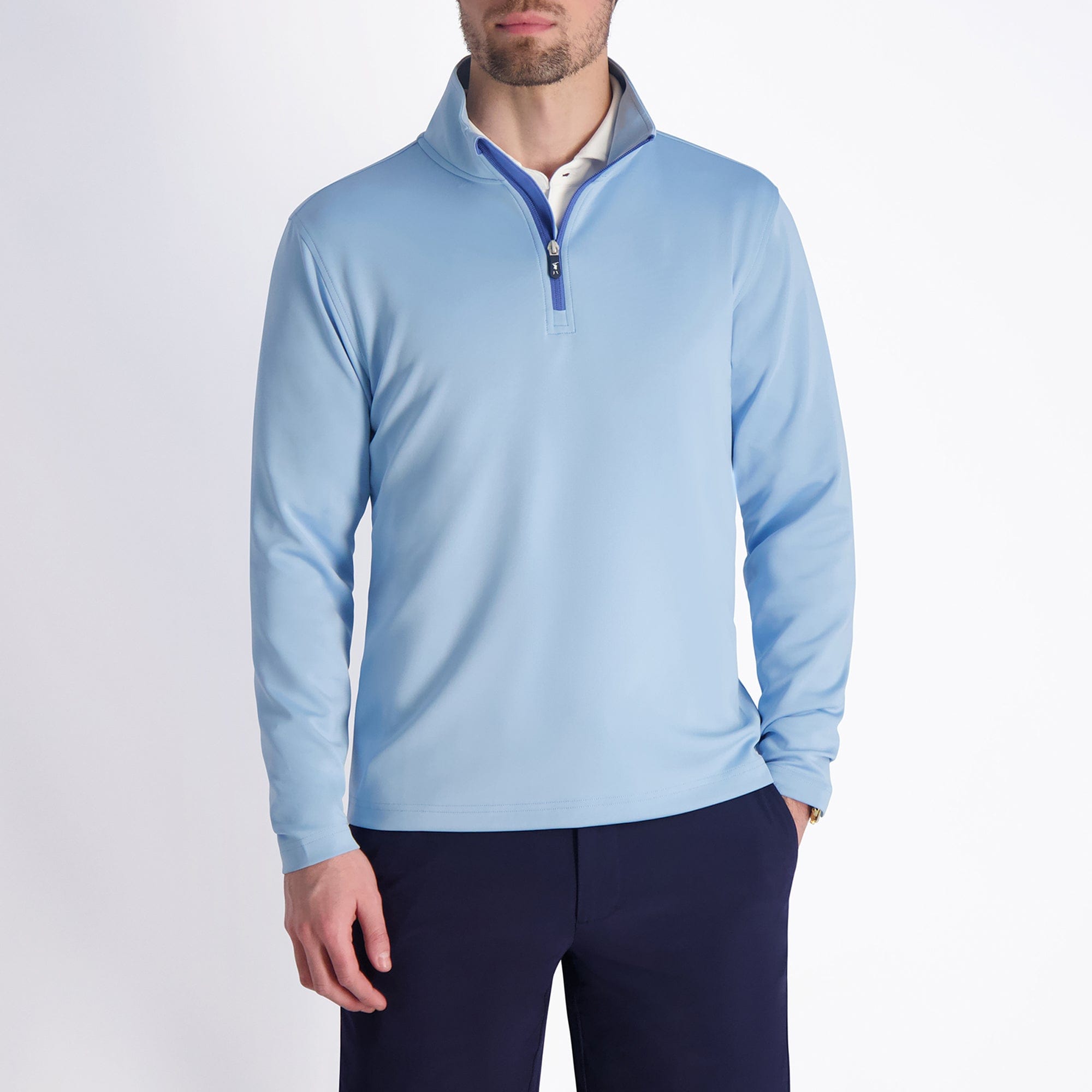 COUGHLIN Men's Quarter Zip Pullover Sweater - Lightweight & Comfortable for Casual Wear, Office, and Outdoor Activities