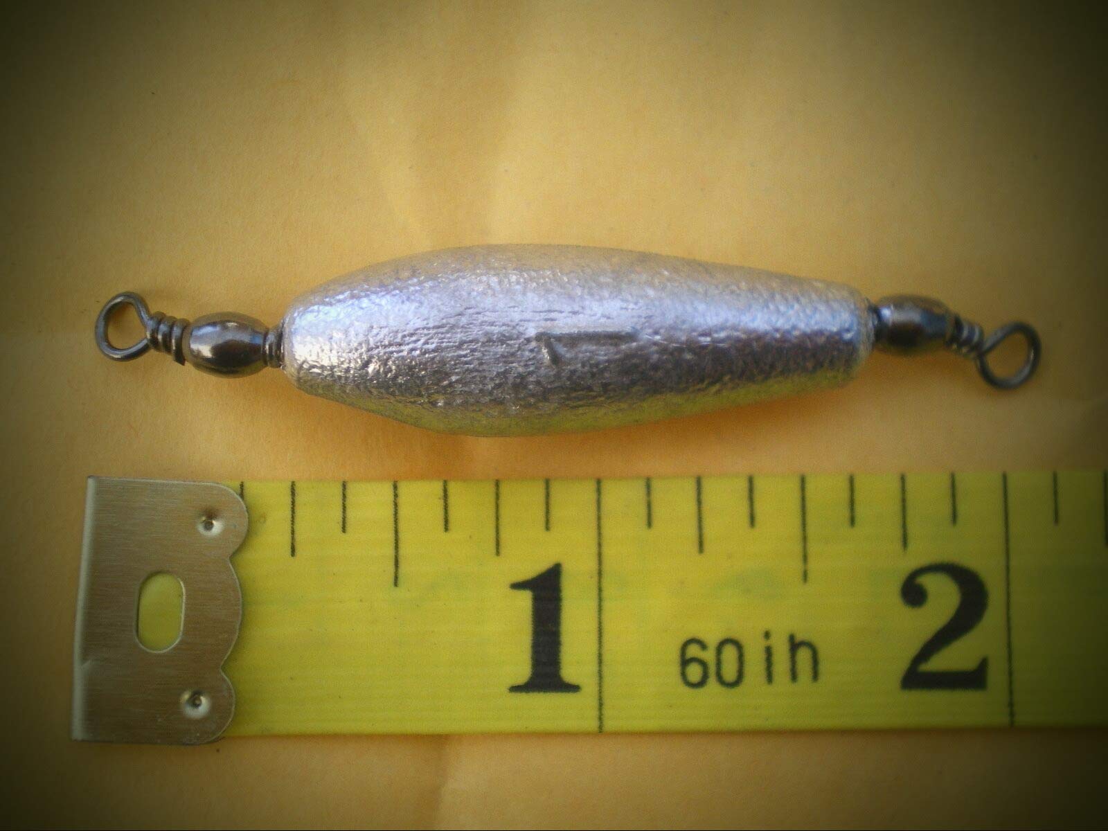 15 Pcs 1oz Fishing Sinkers with Swivel for Trolling & Saltwater Fishing