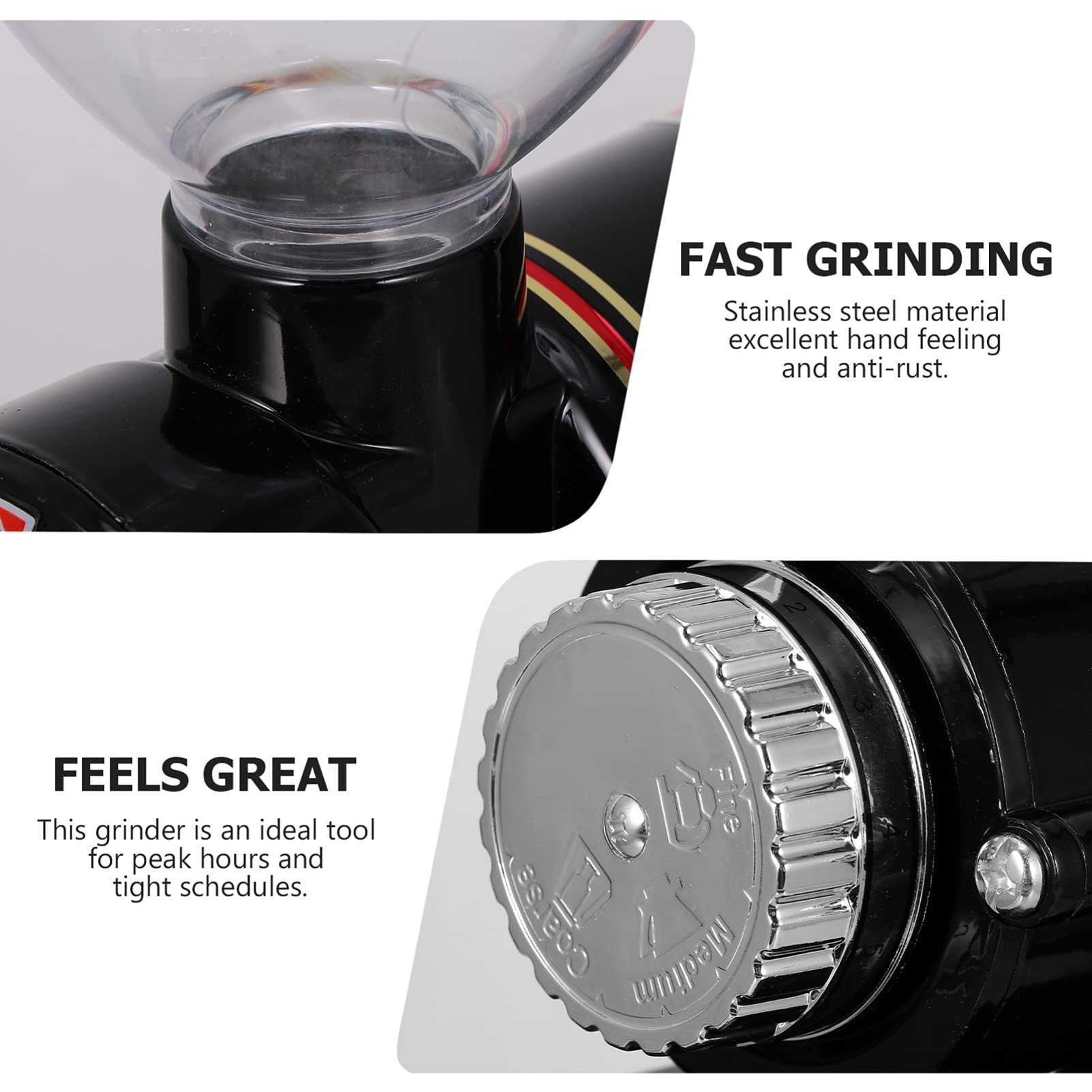 Premium Electric Burr Coffee Grinder for Espresso - Adjustable Coarseness, Quiet Operation, Perfect for Home Baristas - Ideal for Espresso, French Press, and Pour Over Brewing