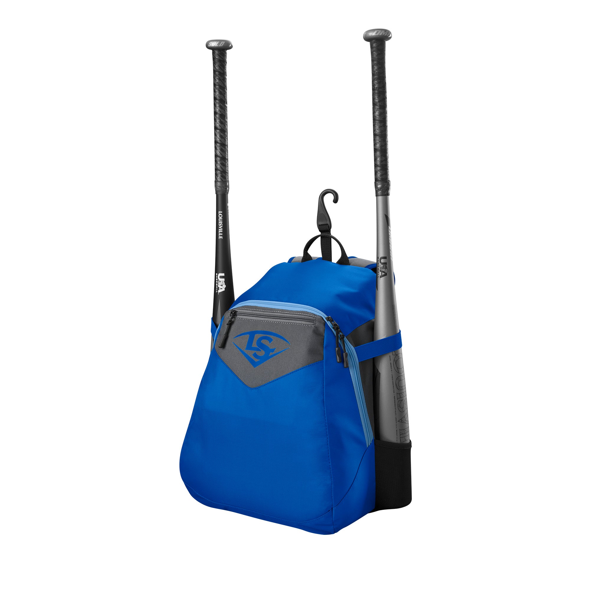 Louisville Slugger Genuine V2 Youth Baseball Backpack - Lightweight Durable Stick Pack for Kids & Teens - Perfect for School, Sports Practice & Travel