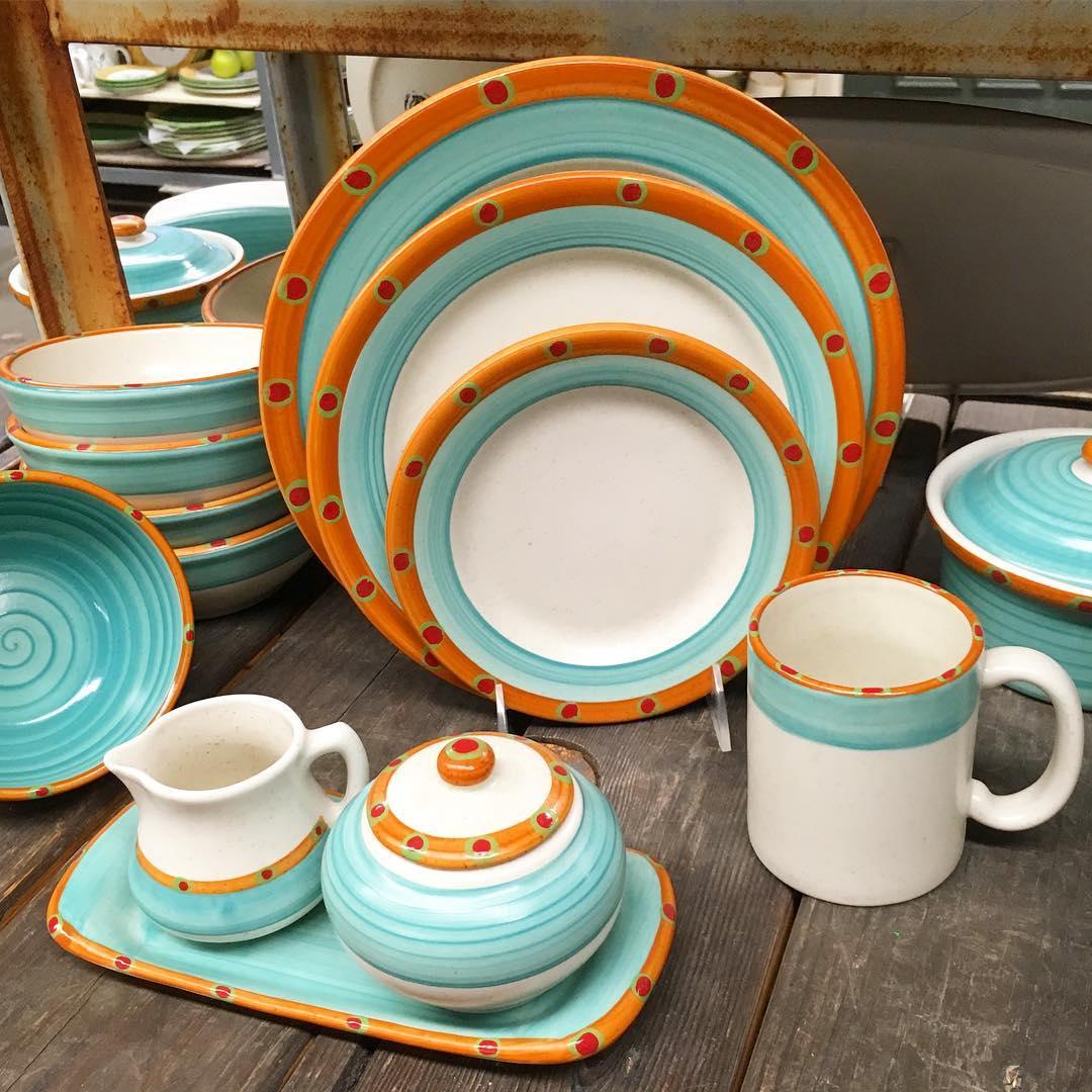Premium Sedona Sky 10-Inch Porcelain Dinner Plates - Set of 4, Elegant Stoneware for Formal Dining, Everyday Meals & Entertaining