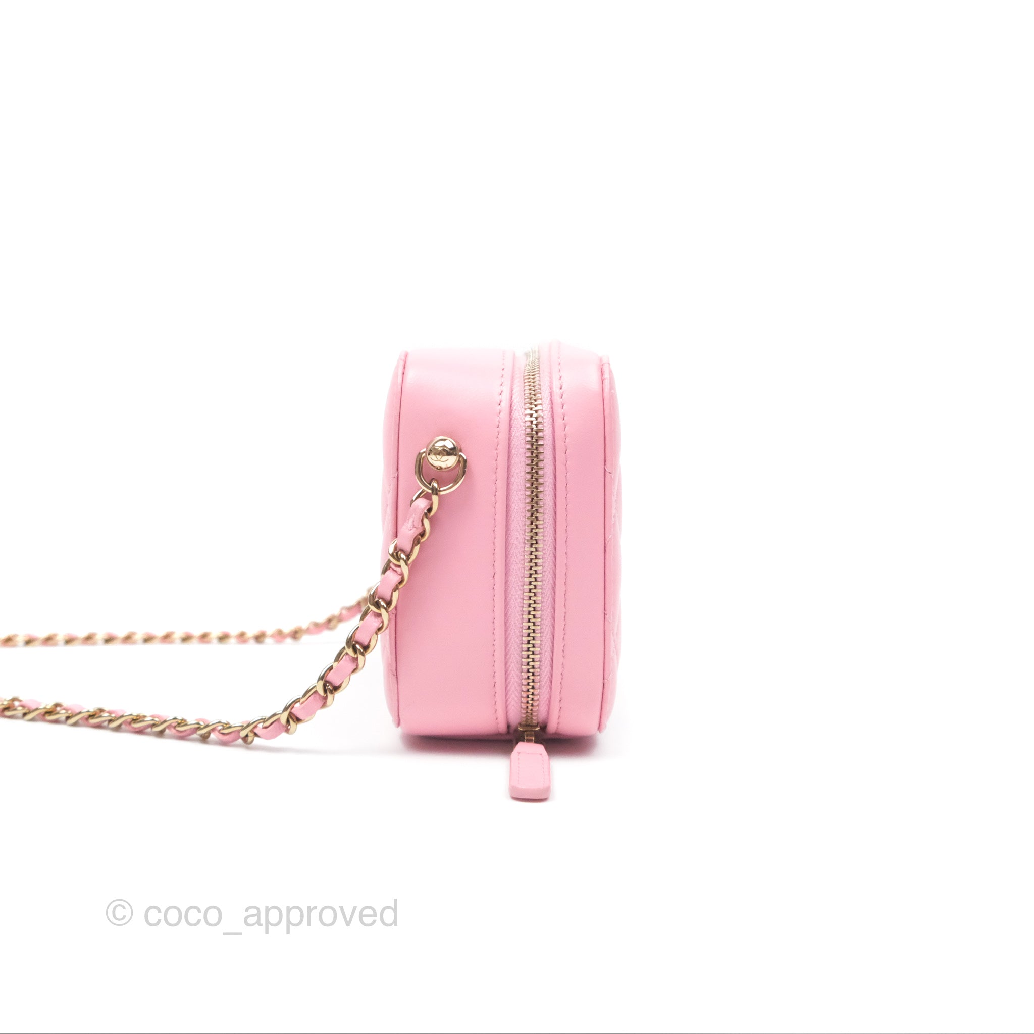 Chanel Quilted Lambskin Camera Bag in Pink with Gold Hardware - Perfect for Everyday Use & Special Occasions