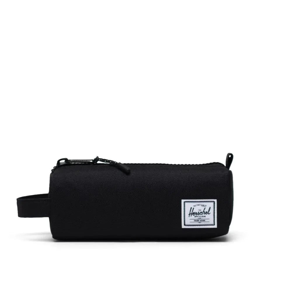 Herschel Black Settlement Pencil Case - Stylish & Durable School & Office Supplies for Students & Professionals | Perfect for Organizing Pens, Pencils & Art Supplies