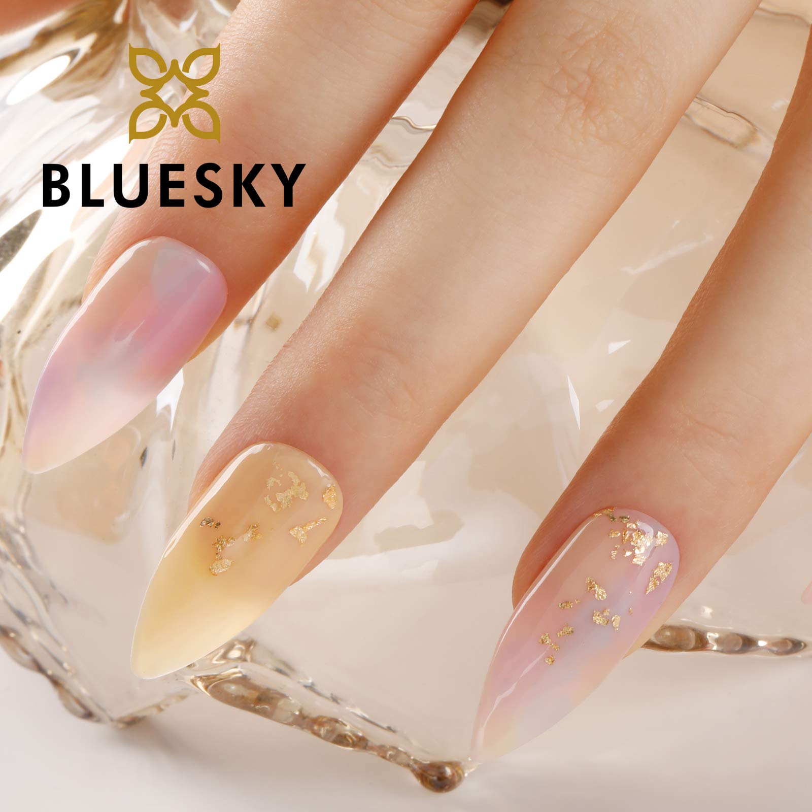 Bluesky Gel Nail Polish - Dolly Mixture Pastel 03 Light Pink | Long Lasting Chip Resistant UV/LED Nail Gel | 10ml Bottle | Perfect for Spring Nails, Bridal Manicures & Everyday Wear