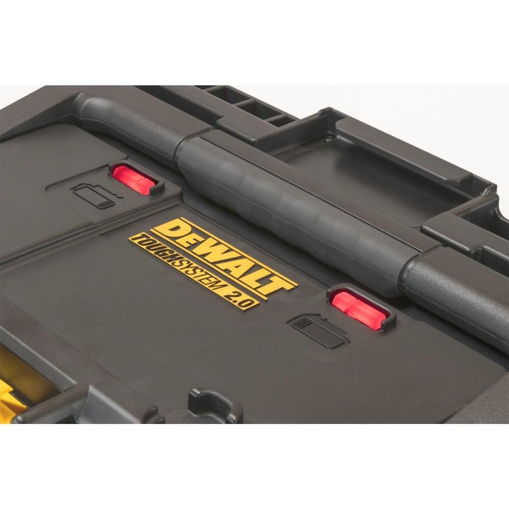 DEWALT Toughsystem 2.0 20V Dual Port Fast Charger (DWST08050) - Power Tool Battery Charger for Construction & DIY Projects