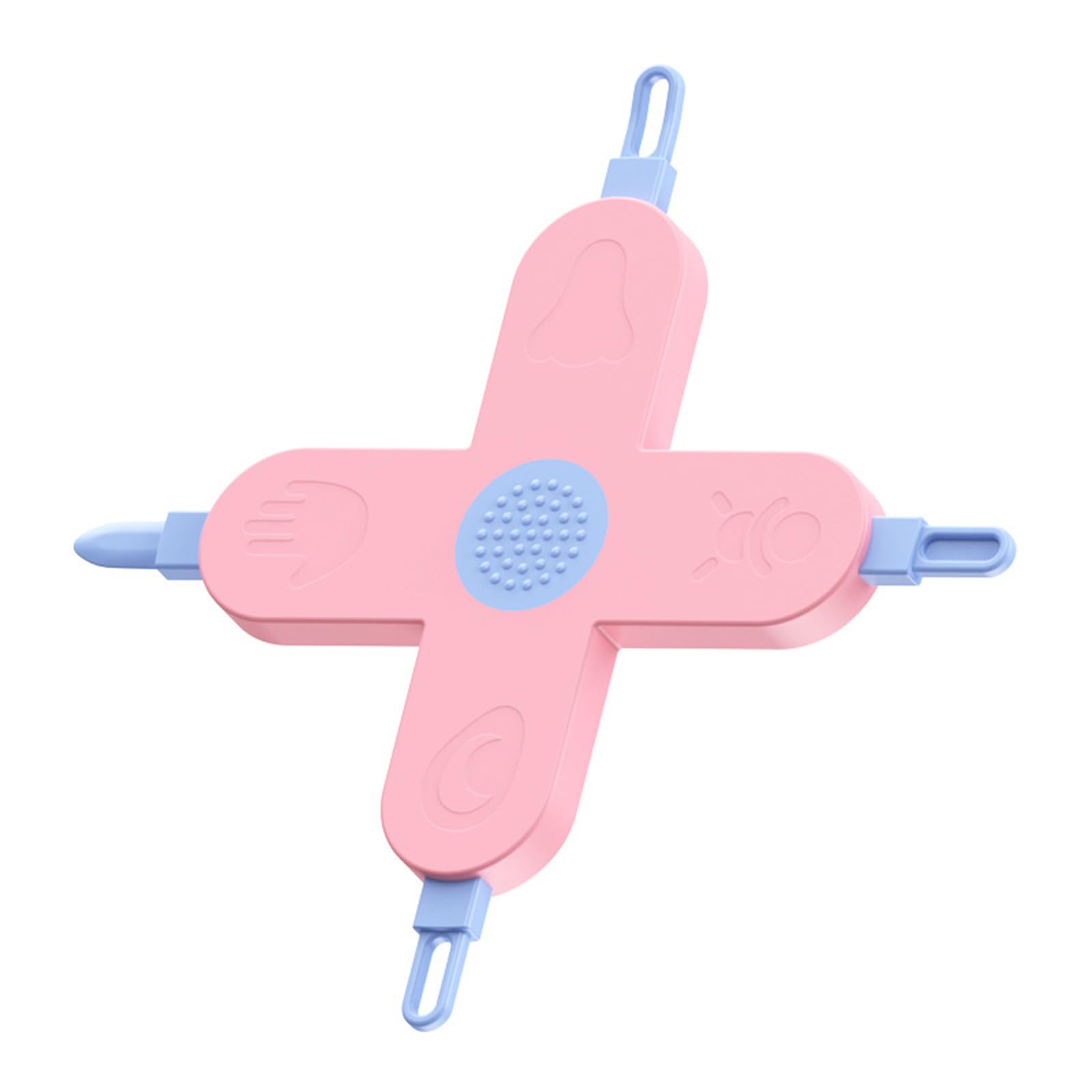 4-in-1 Baby Nasal Cleaner & Grooming Kit - Cross-Shaped Nose Spoon, Ear Pick, Nail Clipper & Seam Cleaner Tool for Newborn Infant Care | Safe & Gentle Nasal Aspirator for Congestion Relief & Hygiene Maintenance