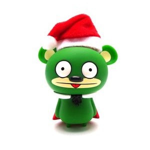 Bossy Bear Plush Toy - Dark Green Christmas Edition with Tongue Out | Cute Holiday Gift for Kids & Collectors | Perfect for Xmas Decor & Stocking Stuffers