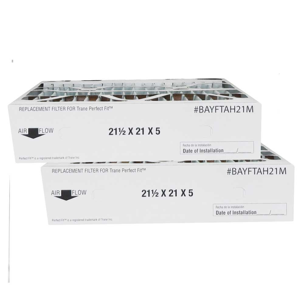 Atomic BAYFTAH21M 21x21.5x5 MERV 11 Trane Replacement Furnace Air Filter - 2 Pack for HVAC Systems & Home Air Purification
