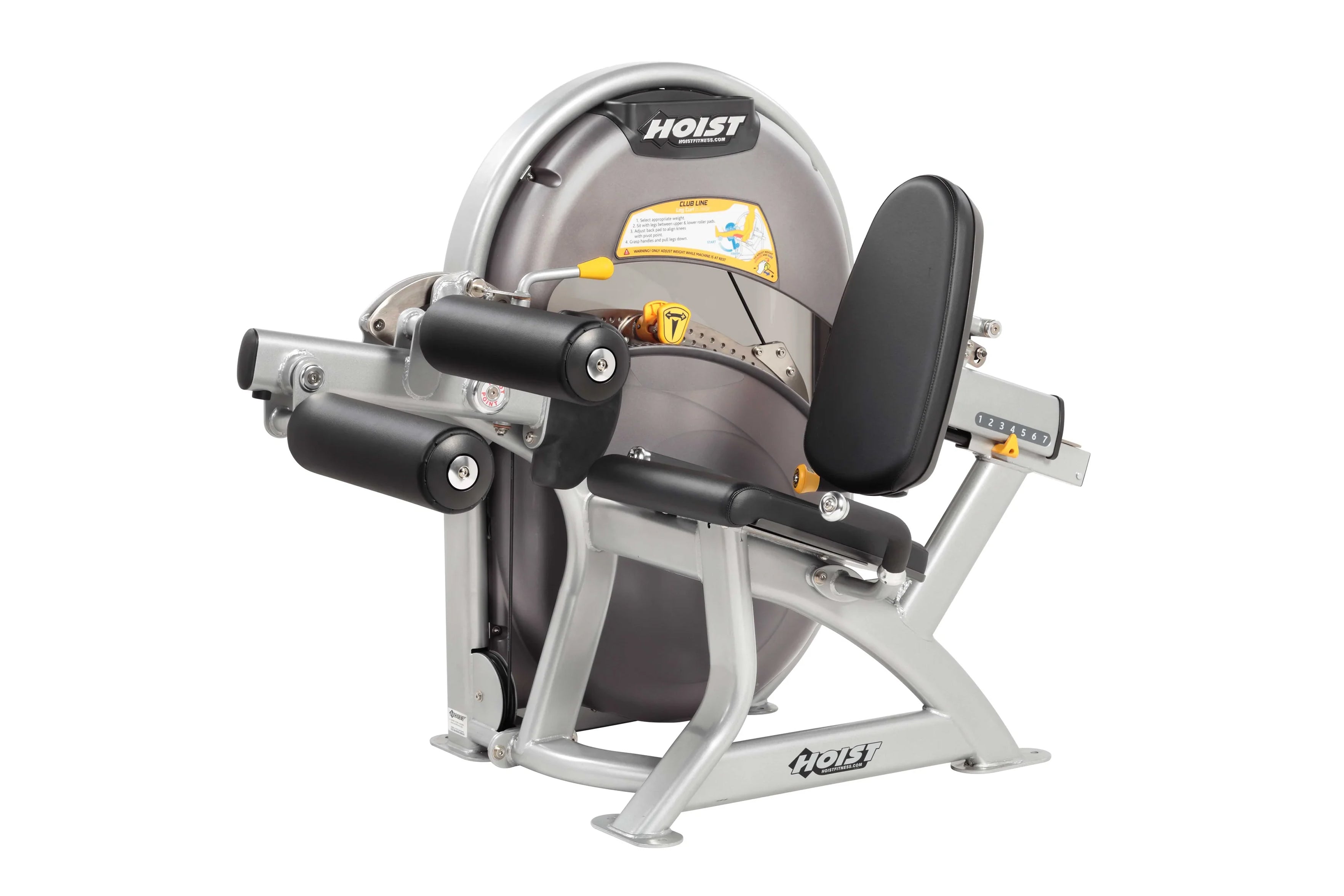 Hoist Club Line Leg Curl Machine (CL 3402) - Professional Gym Equipment for Home & Commercial Use - Perfect for Leg Workouts, Strength Training & Fitness Centers