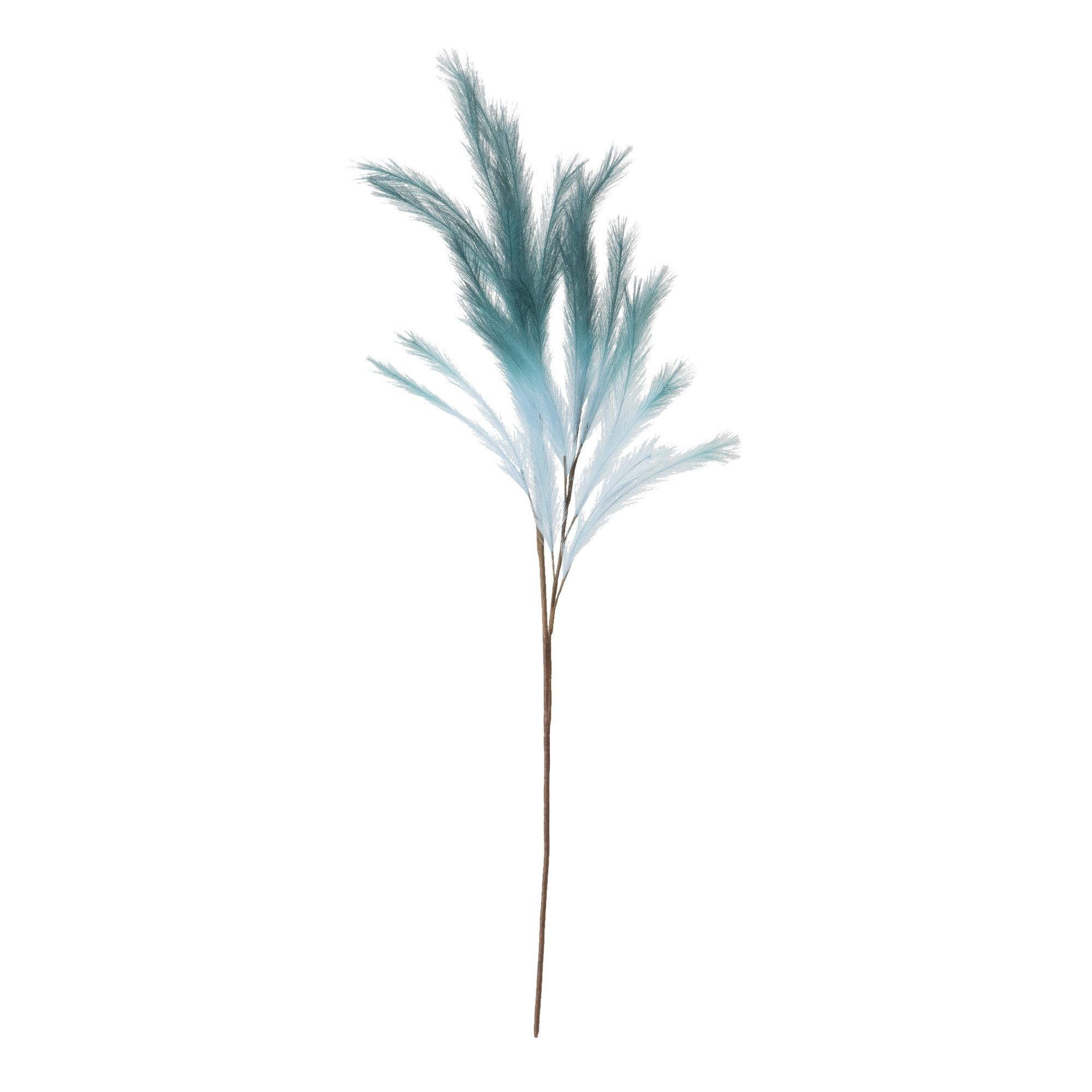 Blue and Gray Artificial Pampas Grass Decor - Perfect for Boho Home Decor, Wedding Centerpieces, and Floral Arrangements