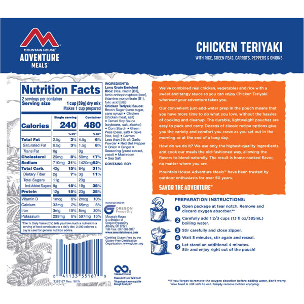 Delicious Teriyaki Chicken with Rice - 2 Servings | Authentic Japanese Flavor | Perfect for Quick Lunches & Family Dinners