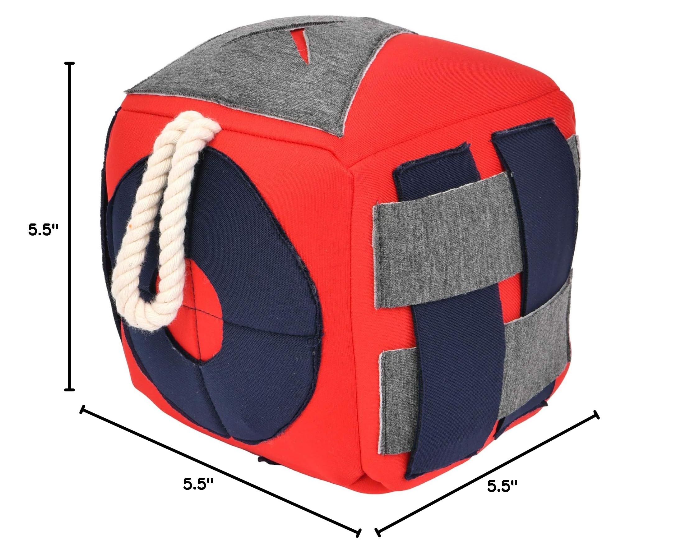 Puppia Dog Nosework Toy Roller - Interactive Treat Dispenser for Dogs - Red - Perfect for Training, Enrichment & Mental Stimulation