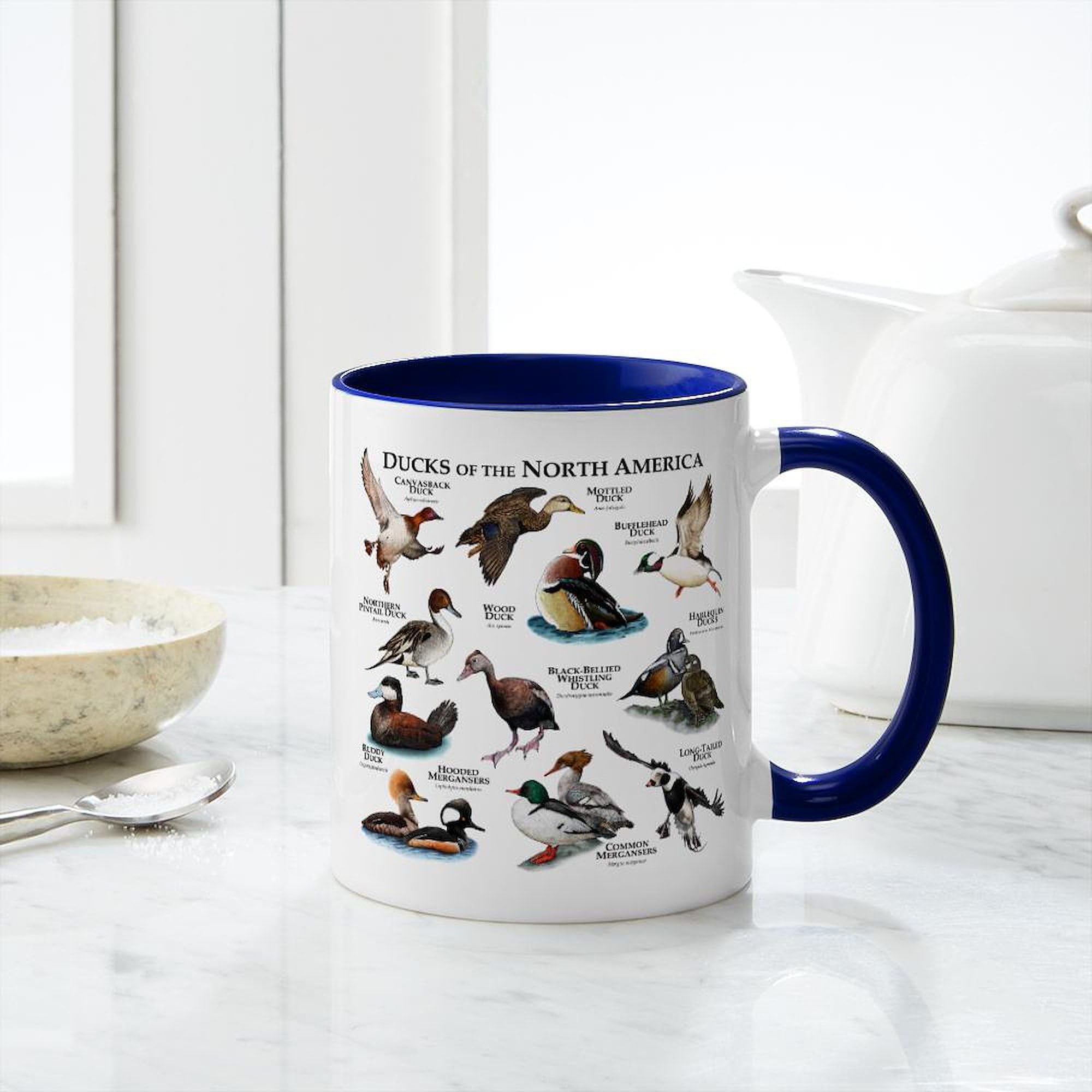 Ducks of North America 11 oz Ceramic Coffee Mug (325 ml) - Perfect for Hot Tea, Coffee & Office Use - CafePress