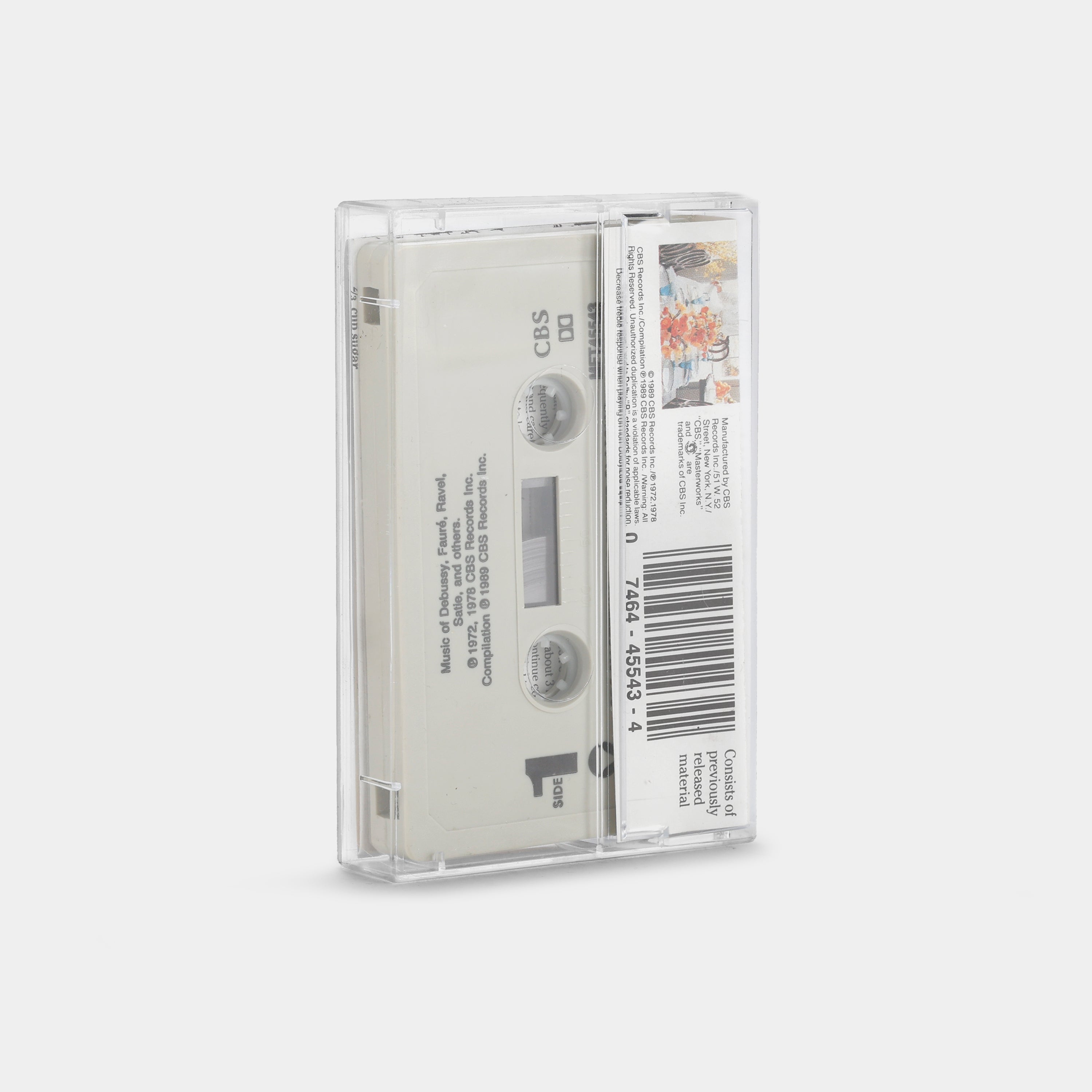 CBS Masterworks Dinner Classics: The French Album Cassette Tape - Romantic French Music for Fine Dining, Dinner Parties & Relaxation