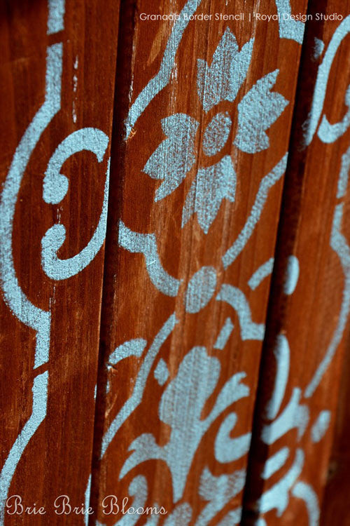 Granada Border Stencil for Walls - DIY Home Decor Painting Template - Perfect for Nursery, Bedroom, and Living Room Accent Walls