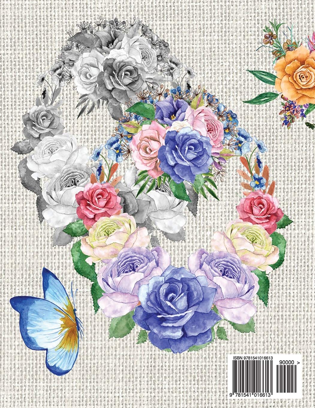 Fabulous Flowers Grayscale Adult Coloring Book - Relaxing Stress Relief Art Therapy for Adults & Seniors | Perfect for Meditation, Mindfulness & Creative Hobbies