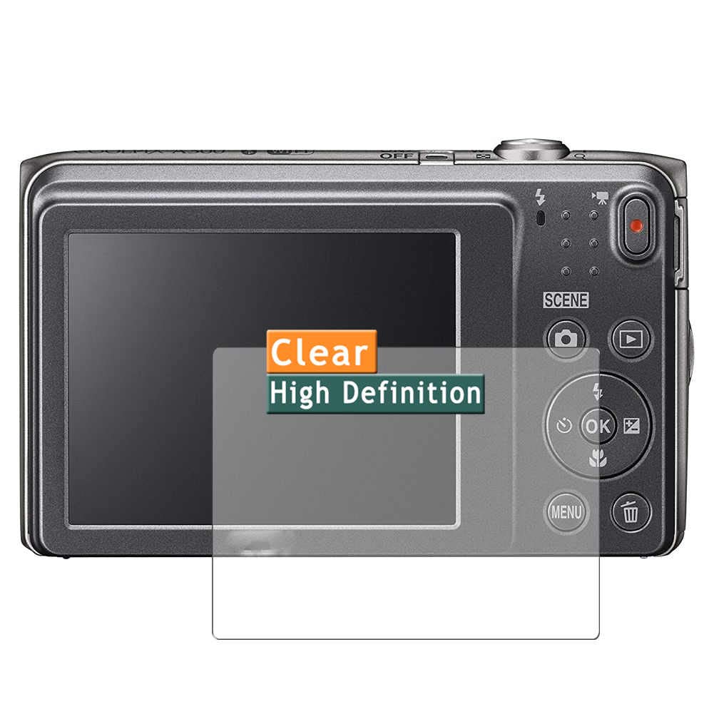 3-Pack TPU Screen Protector for Nikon COOLPIX A300 Camera - Flexible Film Protectors (Not Tempered Glass) - Scratch-Resistant & Bubble-Free for Outdoor Photography & Travel