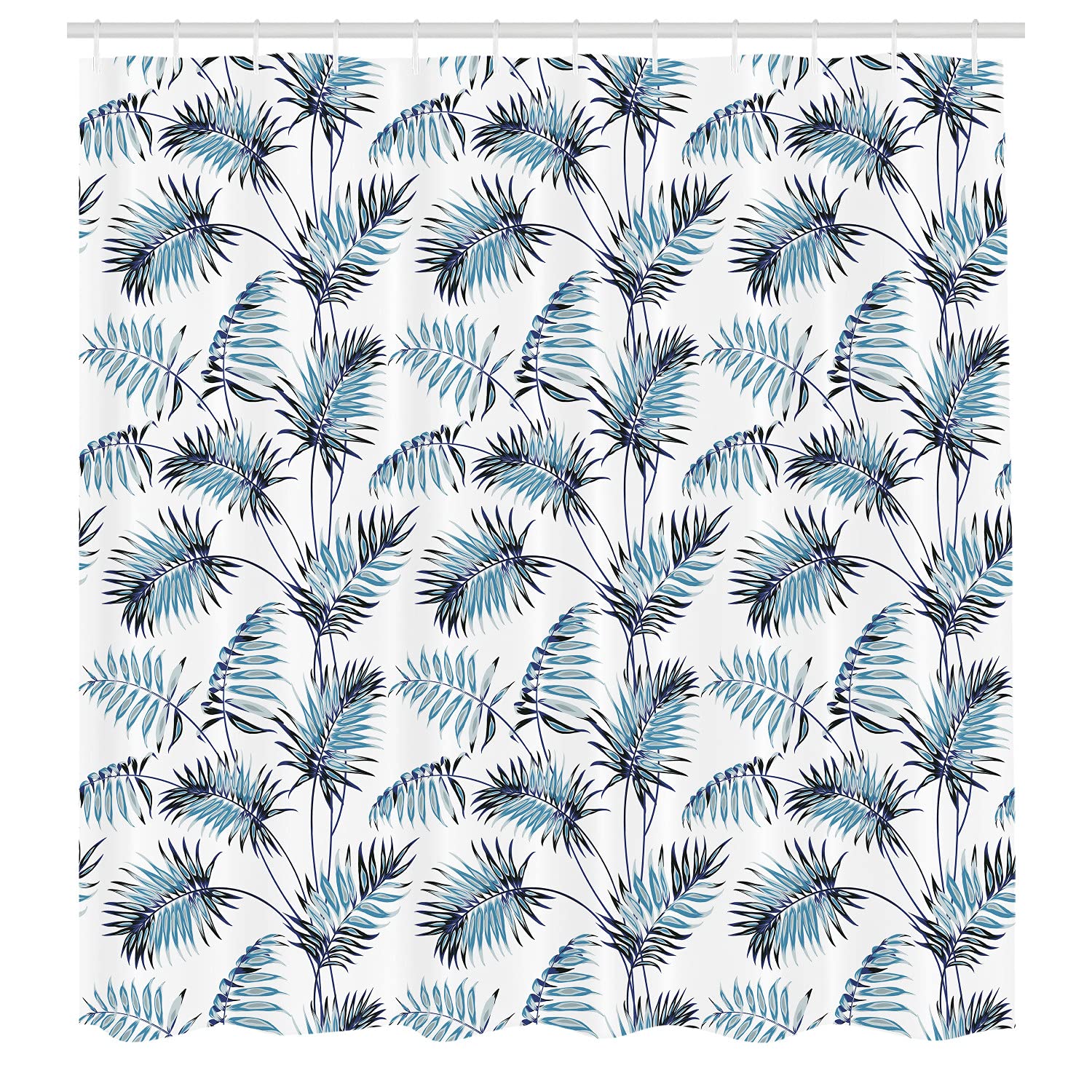 Ambesonne Tropical Palm Leaves Shower Curtain - 70