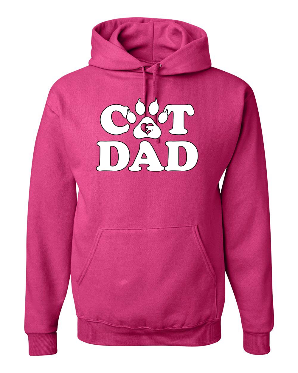 Wild Bobby Best Cat Dad Daddy Gift - Funny Pop Culture Unisex Graphic Hoodie Sweatshirt for Men & Women - Perfect for Father's Day, Birthday & Cat Lovers