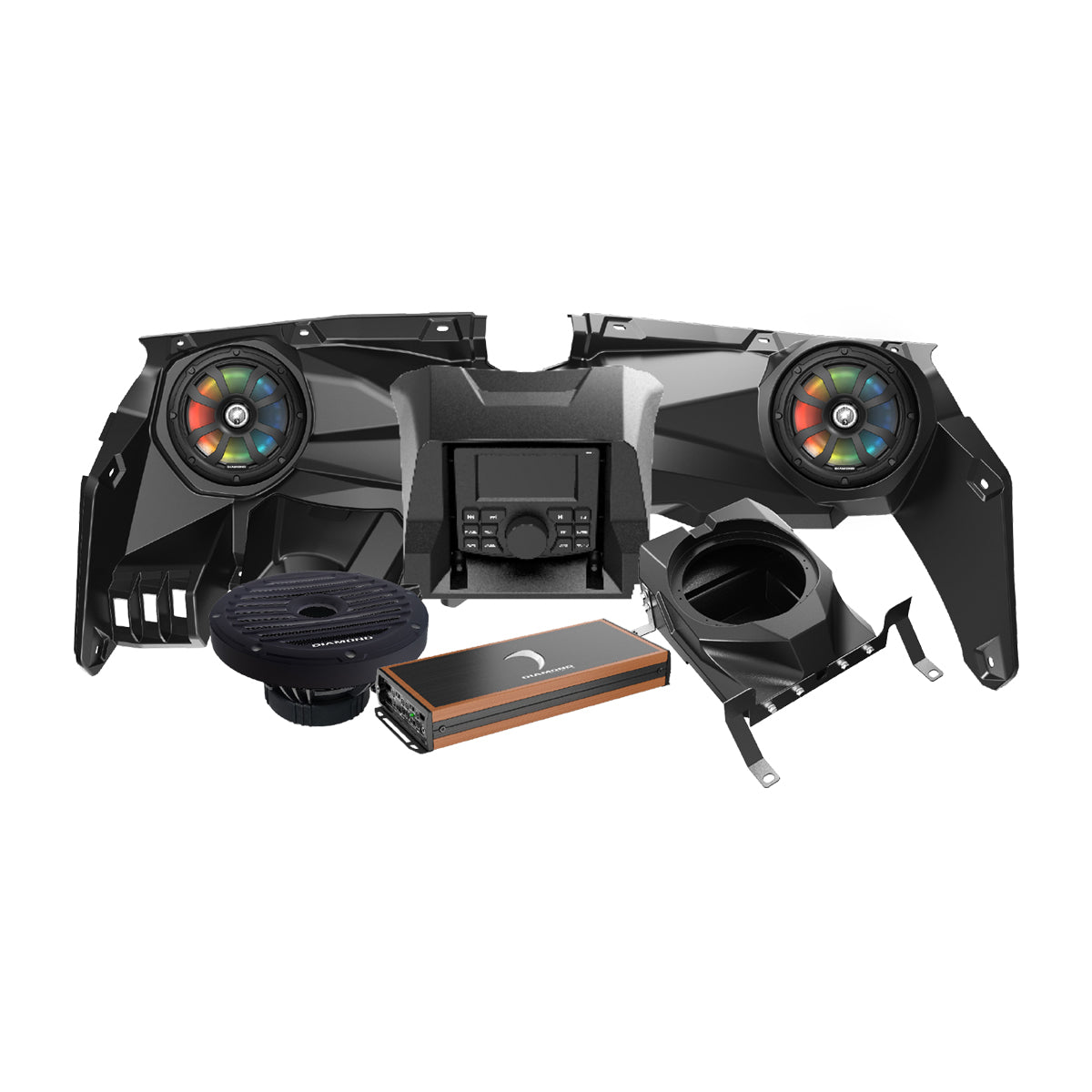 Can Am X3 Dash Audio Speaker Kit - High-Quality Sound System for Off-Road Adventures | Perfect for UTV, ATV & Side-by-Side Vehicles | Upgrade Your Ride with Premium Audio