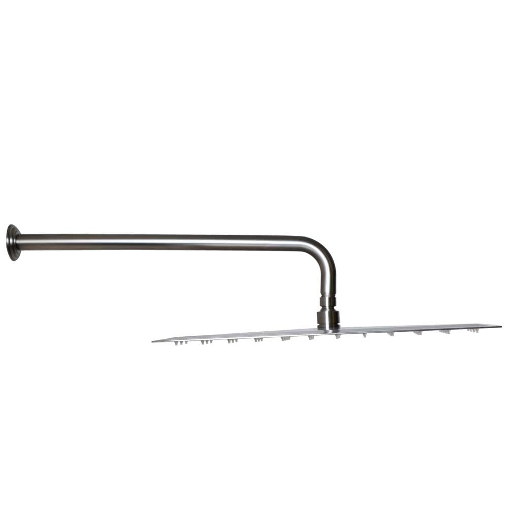Westbrass SHS1616-07 16 Inch Square High Pressure Rainfall Shower Head in Satin Nickel Finish - Perfect for Spa-Like Bathroom Experience & Modern Home Upgrade