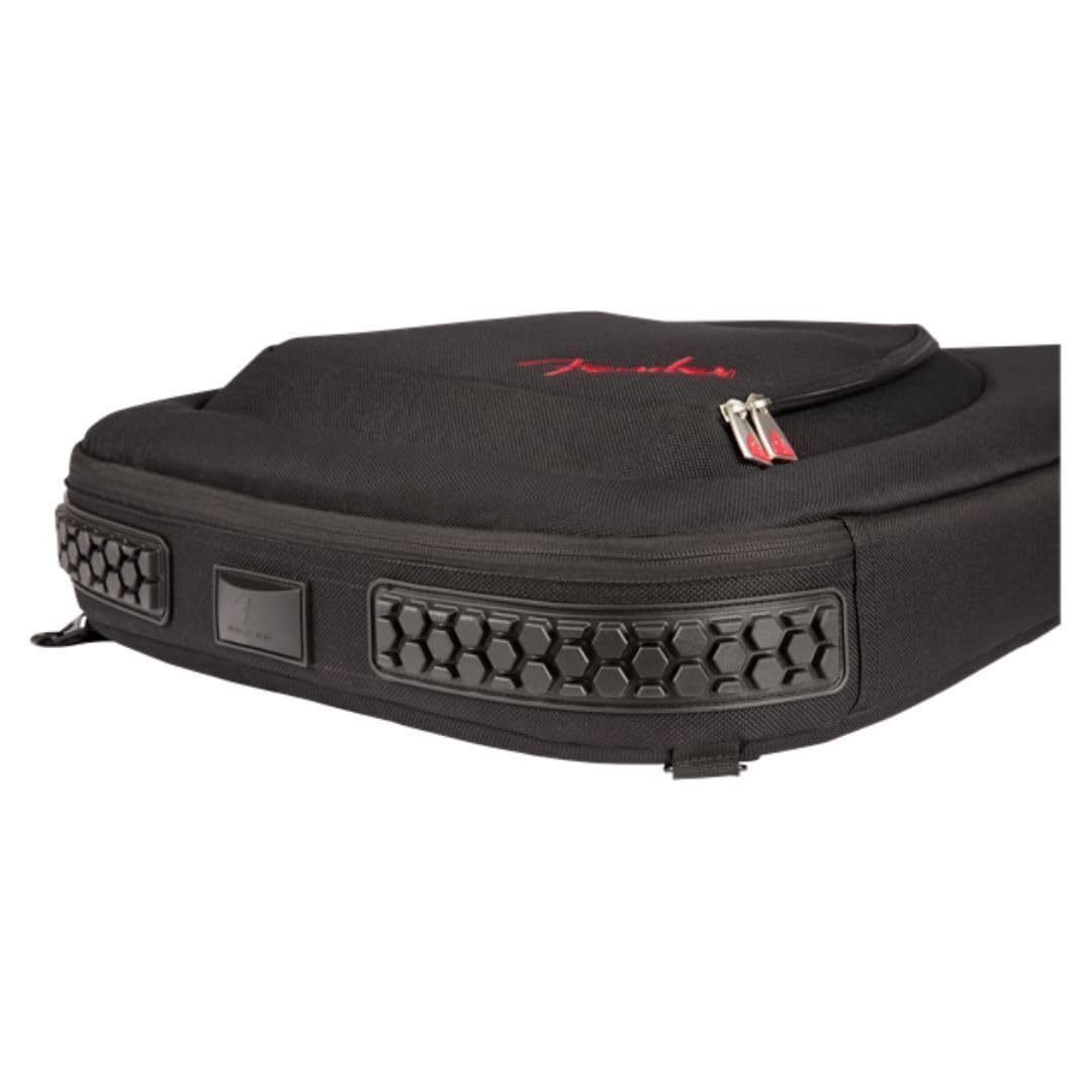 Fender FE1225 Electric Guitar Gig Bag - Black Padded Case for Electric Guitars - Perfect for Travel, Storage & Protection