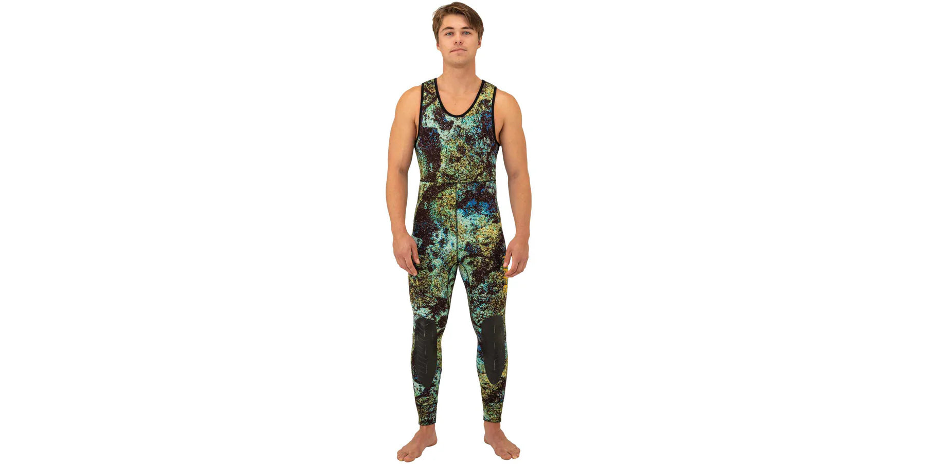 Riffe DIGI TEK Camo Wetsuit for Men - 5mm Neoprene Full Body Scuba Diving Suit | Perfect for Spearfishing, Freediving & Cold Water Adventures