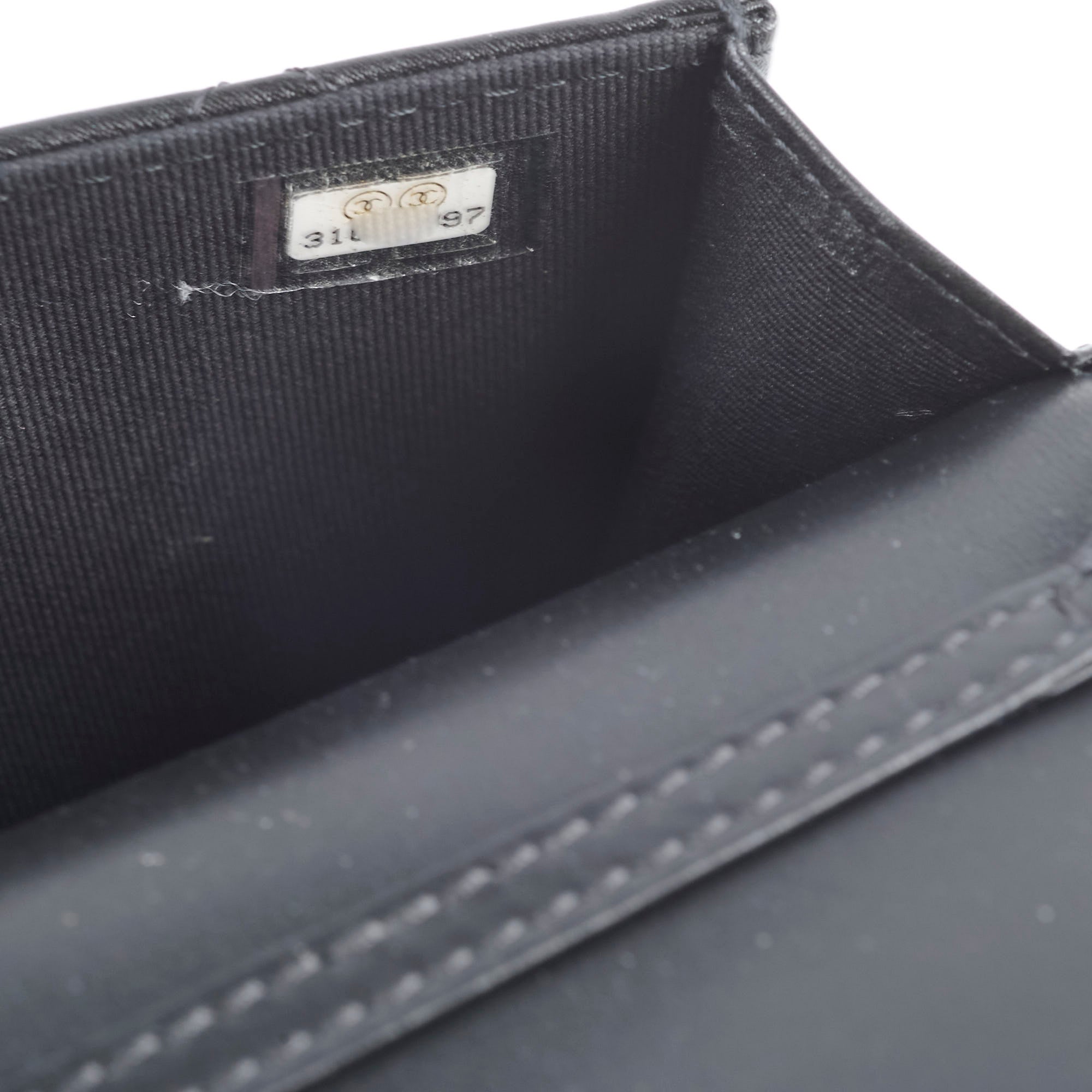Chanel Micro Pearl Card Clutch with Chain - Black Series 31 | Luxury Small Wallet for Women | Perfect for Evening Parties, Weddings & Special Occasions