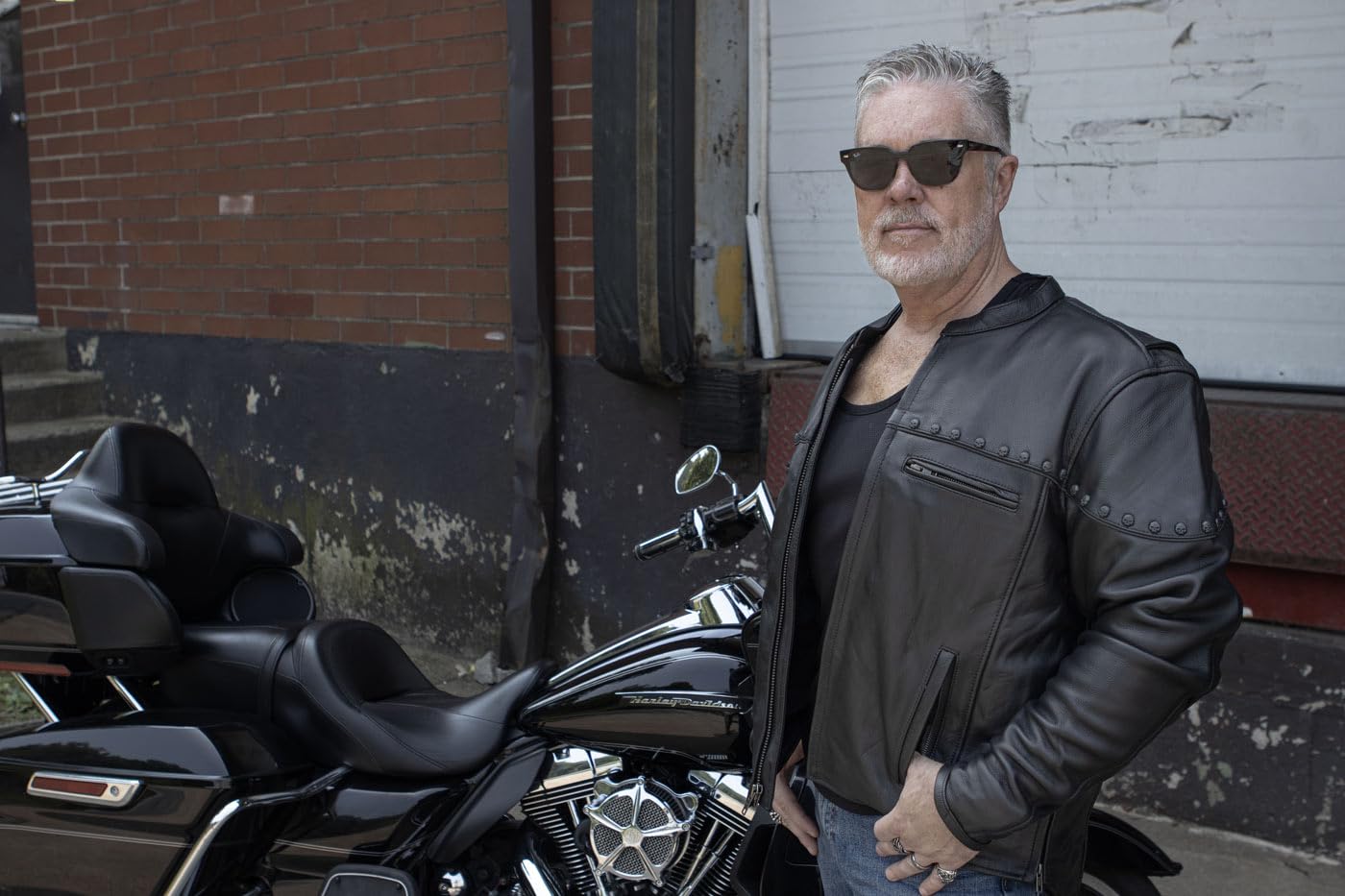 Milwaukee Leather MLM1504 Men's Black 'The Skelly Racer' Premium Motorcycle Jacket - High-Quality Biker Jacket for Riding, Racing & Casual Wear