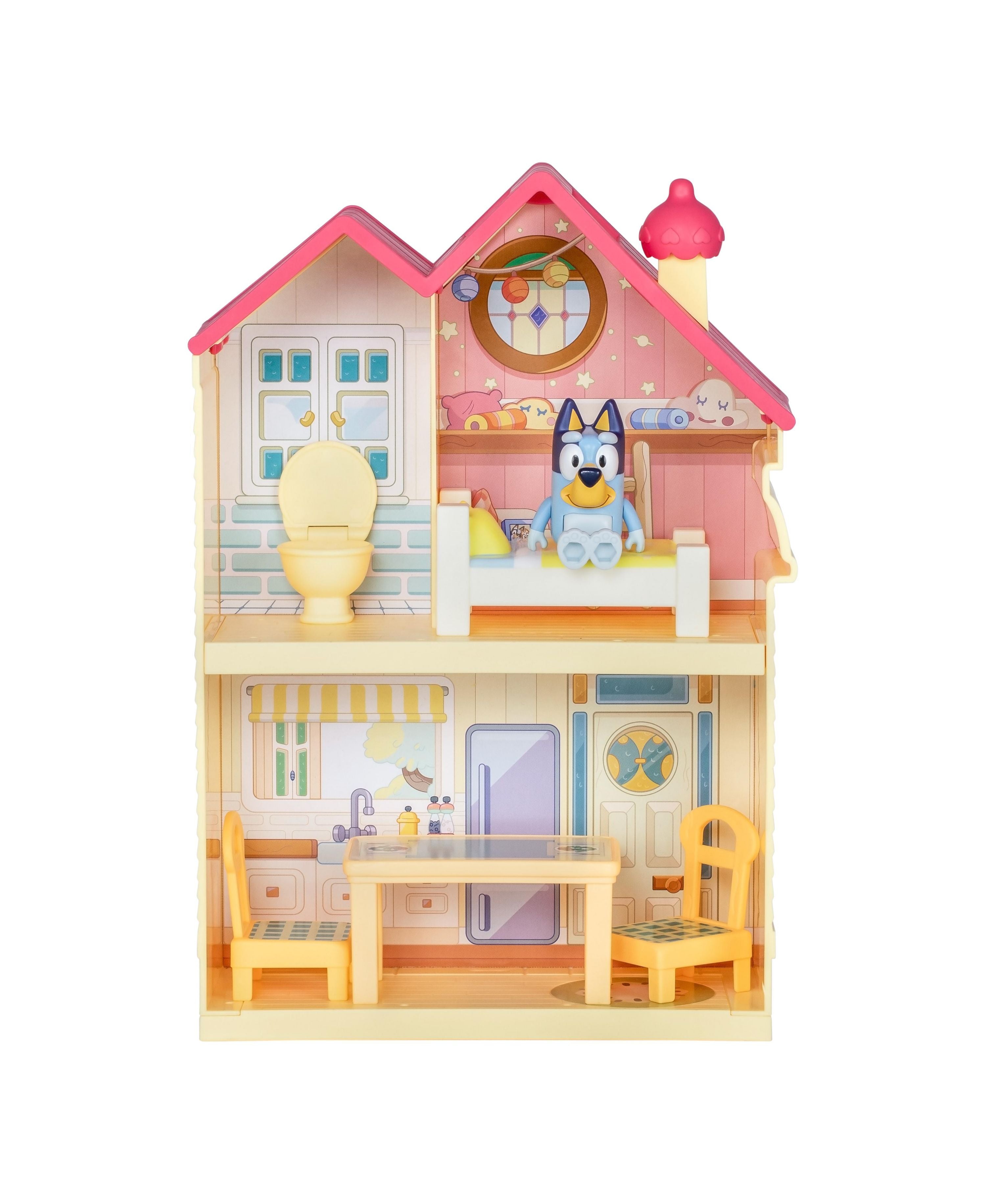 Bluey Mini Heeler Home Playset with Figures & Accessories - Interactive Toy for Kids, Perfect for Pretend Play & Storytelling Fun at Home