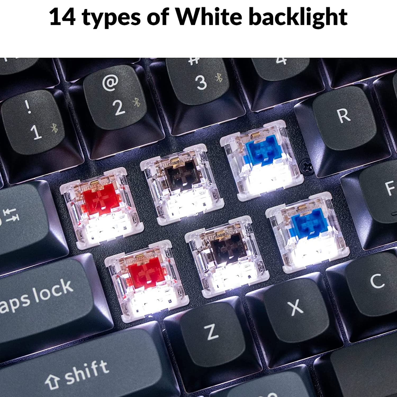 Keychron K10 Pro Wireless Mechanical Keyboard - 108 Keys, Hot-Swappable, Bluetooth/Wired for Mac/Windows/Linux - Gaming & Office Use