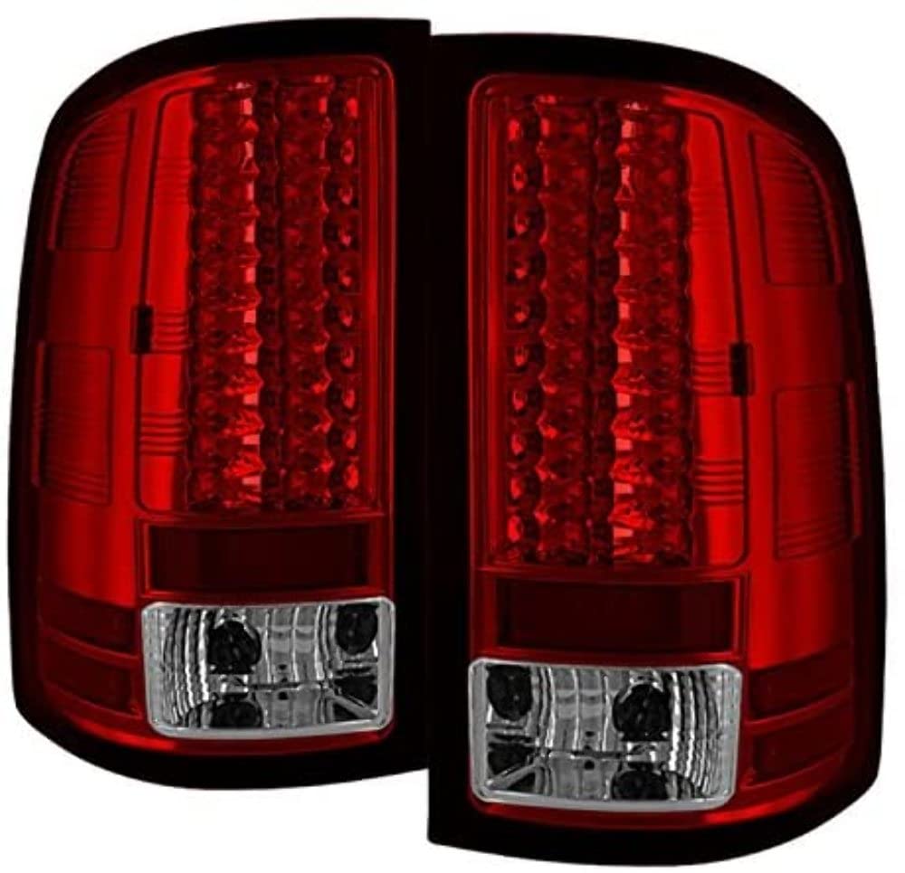 Spyder Auto 5014955 LED Tail Lights Red/Clear - High-Performance Brake Lights for Trucks & SUVs