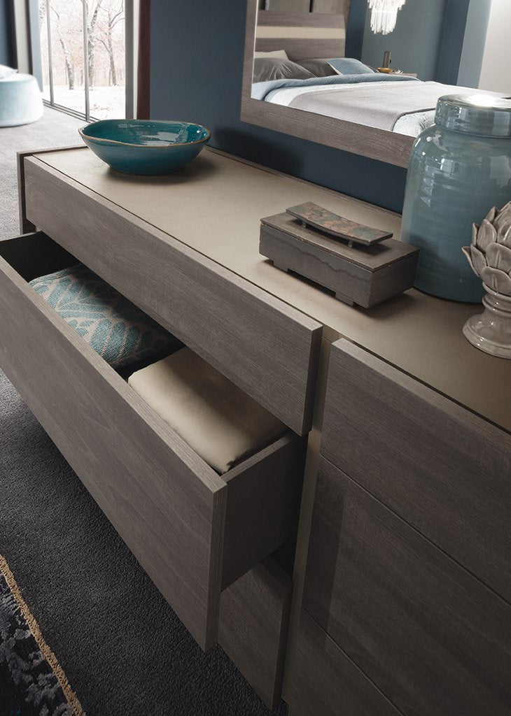 ALF NIZZA Luxury Bedroom Furniture Set - Modern Bed Frame, Nightstand & Dresser Collection for Master Bedroom Decor | Perfect for Home, Apartment & Guest Room