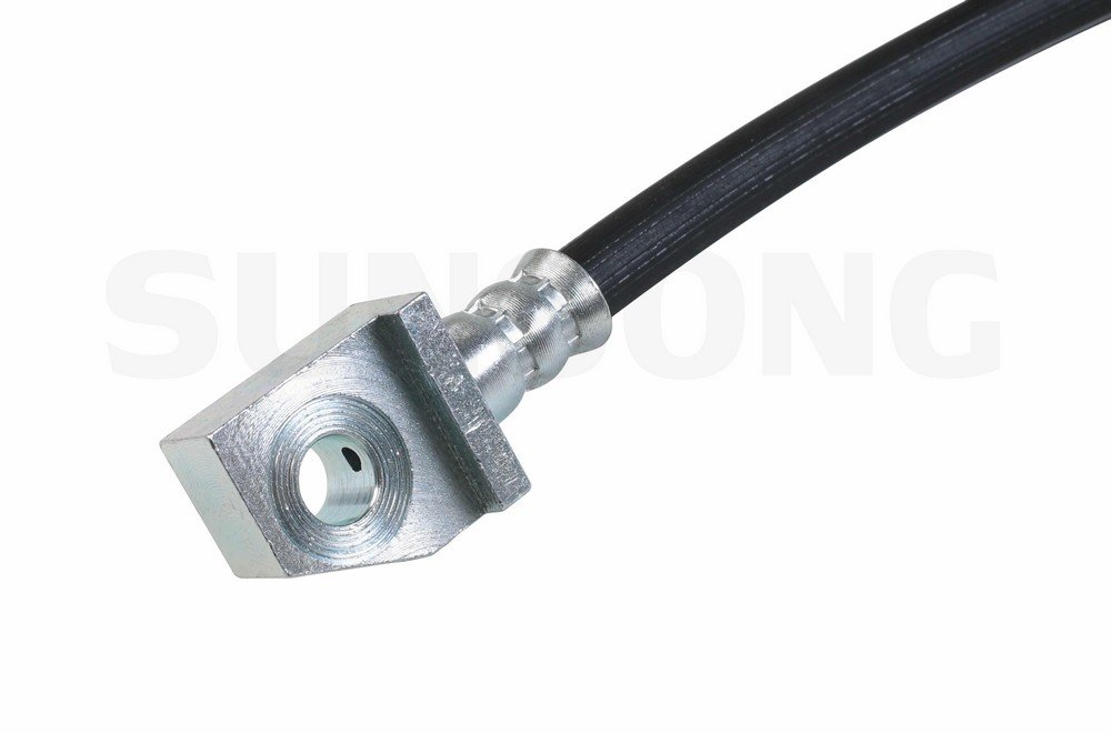 Sunsong 2202988 Brake Hydraulic Hose - High Performance Replacement for Ford, Chevy, Dodge - Durable DOT Approved Brake Line for Trucks & SUVs - Perfect for Off-Roading, Towing & Heavy-Duty Use
