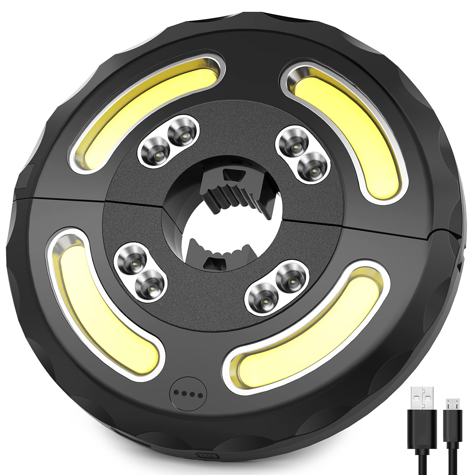 Rechargeable Linkax LED Patio Umbrella Lights - 3 Lighting Modes, Cordless Pole Light for Outdoor Umbrellas, Camping Tents, Backyard & Garden Decor | Perfect for Evening Gatherings, BBQ Parties & Relaxing Nights