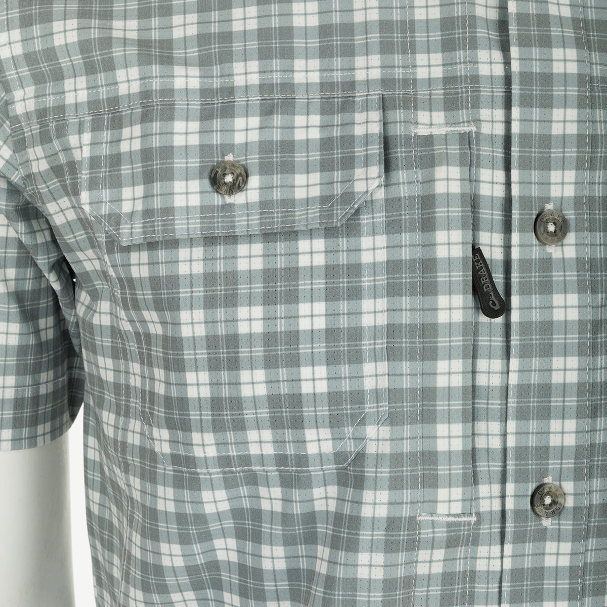Hunter Creek Check Plaid Short Sleeve Shirt for Men - Casual Button Down Shirt with Comfortable Fit - Perfect for Outdoor Activities, Work & Everyday Wear