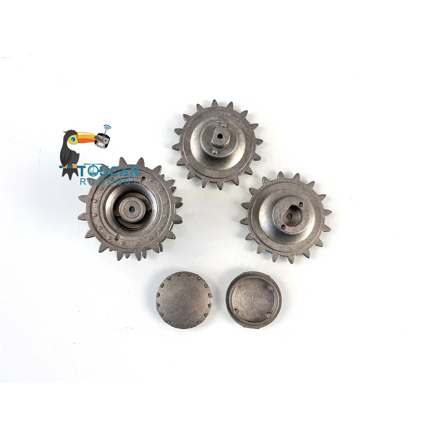Henglong 1/16 Scale Soviet KV-1 RC Tank Spare Parts - Metal Idlers, Sprockets, Road Wheels & Tracks (Model 3878) | Durable Replacement for Tank Upgrades & Battlefield Repairs