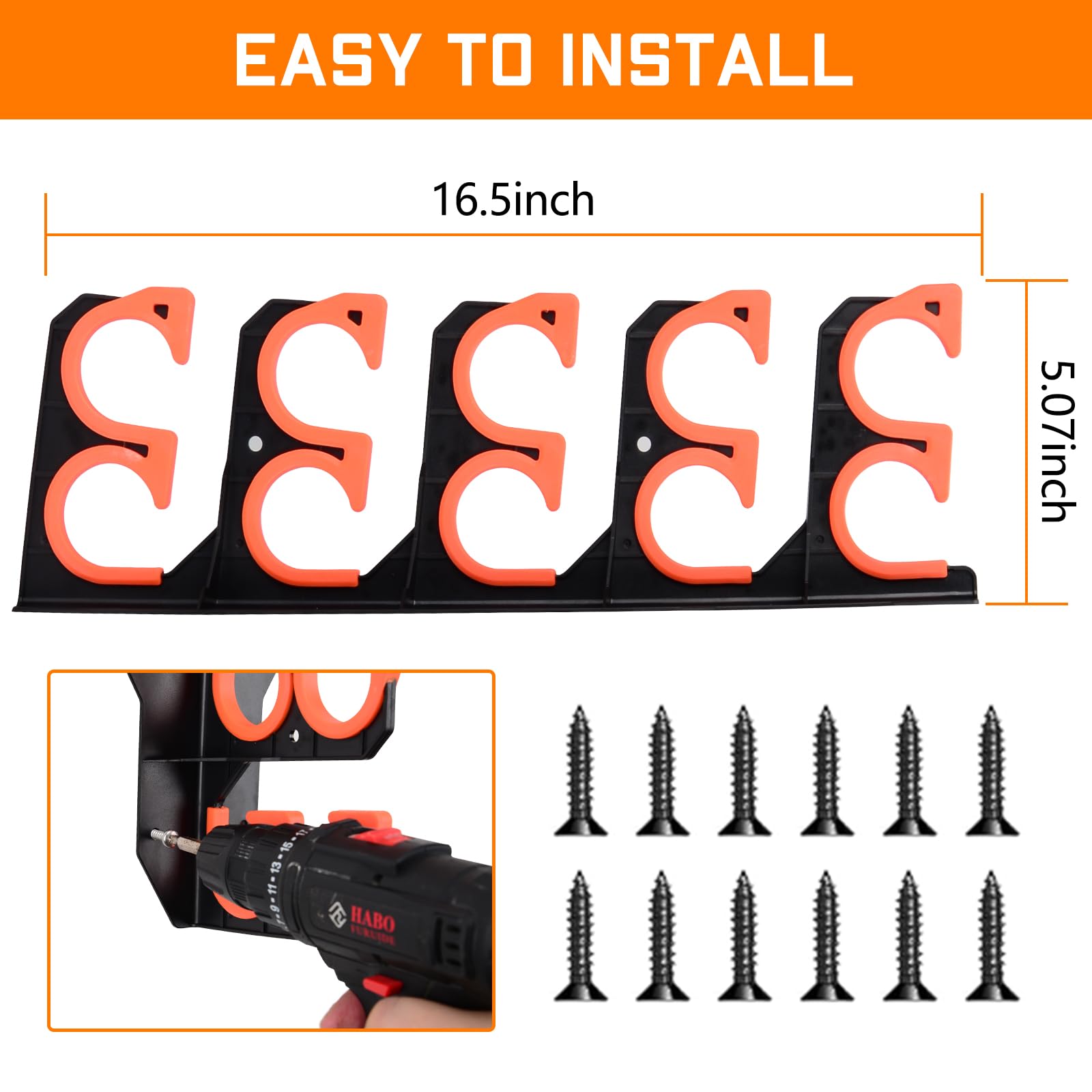 Best Fishing Rod Holders for Garage, Wall & Ceiling Mount - Heavy Duty Fishing Pole Rack Organizer Holds 10 Rods - Perfect for Boat, Kayak & Home Storage