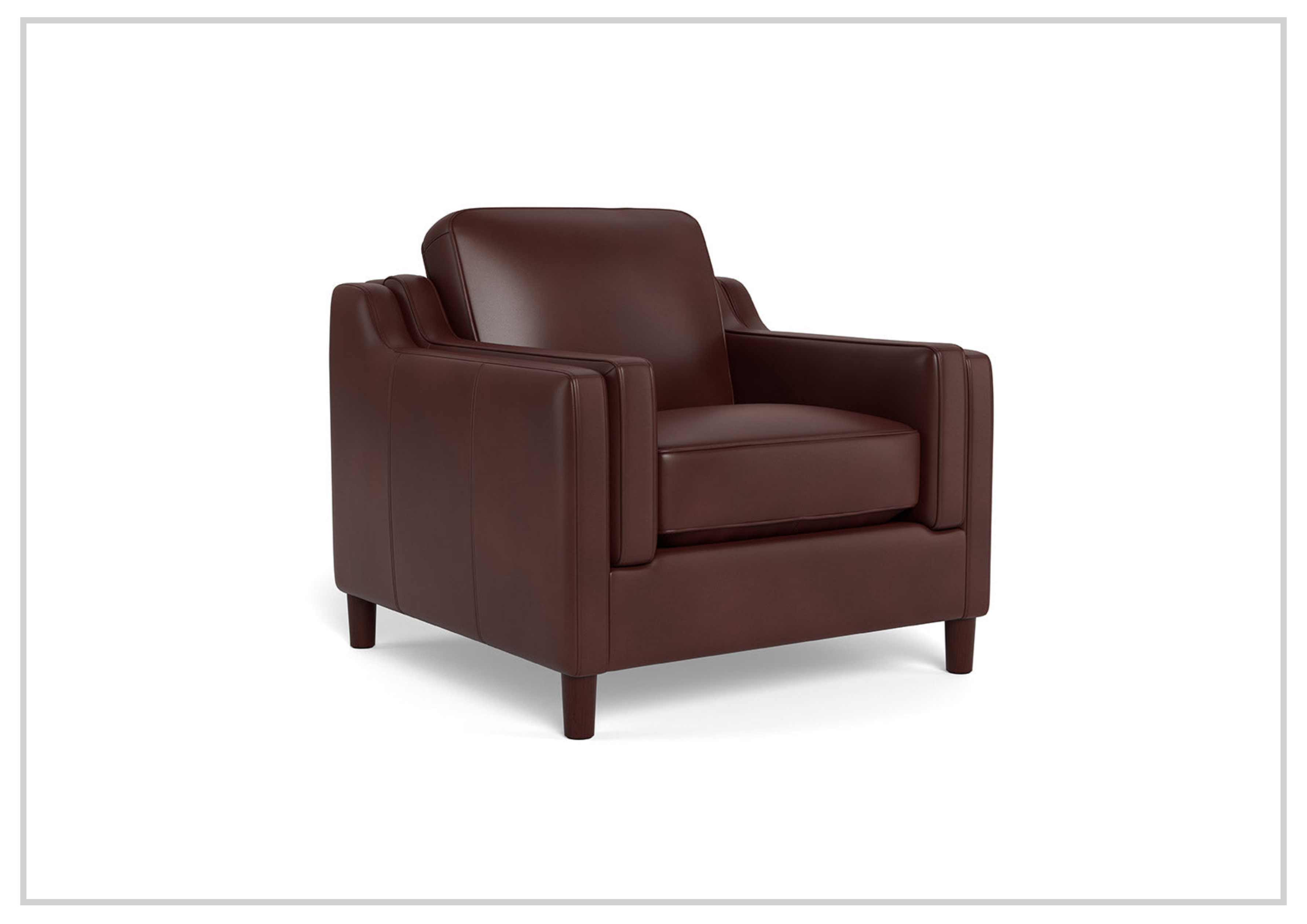 Premium Hydeline Bella Top Grain Leather Chair with Track Arms - Ergonomic Office Chair for Home & Executive Workspaces