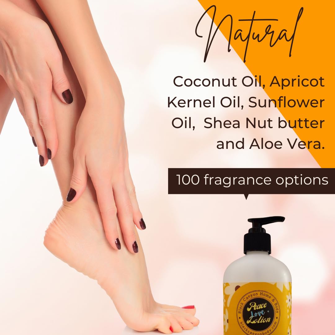 Sweet Cinnamon Vanilla Orchid Scented Natural Body Lotion - 8 Oz (2 Pack) | Moisturizing & Hydrating for Dry Skin | Perfect for Daily Use, Spa Days & Gift Giving