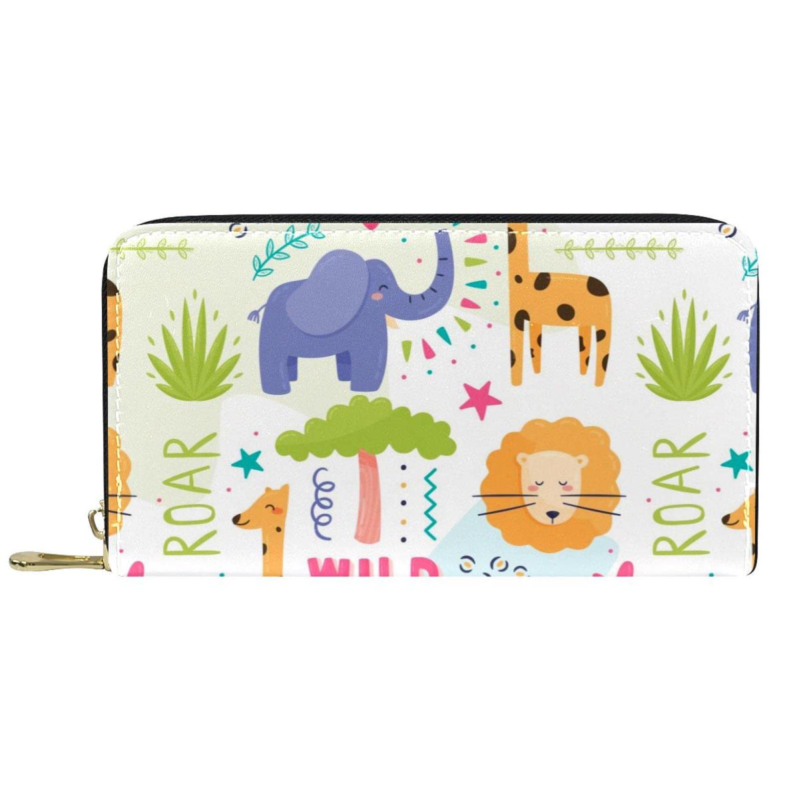 Leather Wallet Clutch for Women & Men - Travel & Daily Use