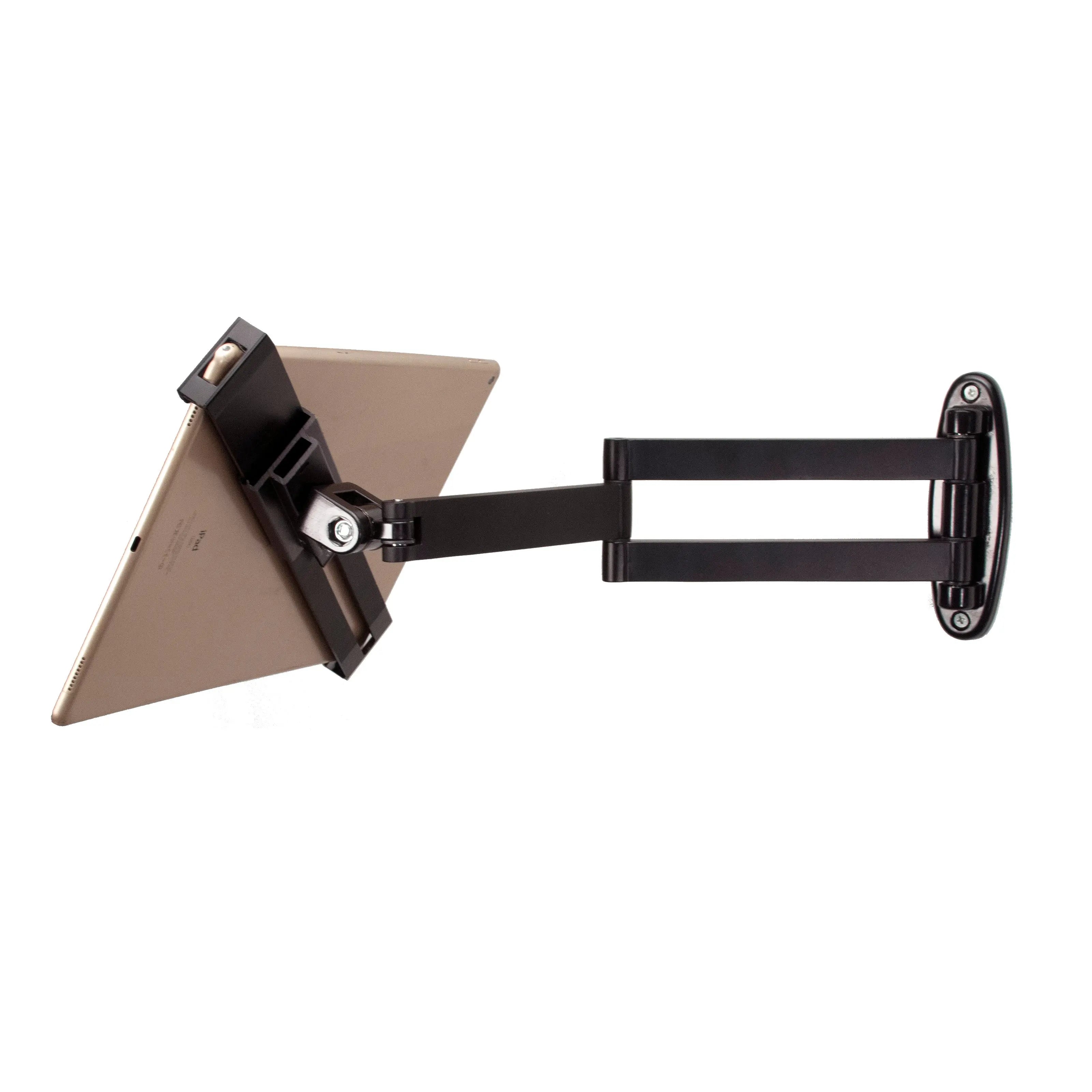 Adjustable Articulating Security Wall Mount for 7-13 Inch Tablets - Heavy Duty VESA Compatible Bracket for iPad, Samsung, Fire HD - Perfect for Retail, Kitchen, Office & Home Security Monitoring