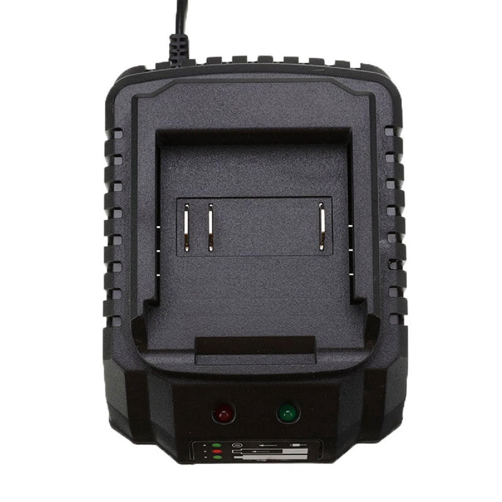 2024 Fast Wall Charger for Lithium Battery Power Tools - US & EU Plug (Black) - Perfect for DIY Projects & Professional Worksites