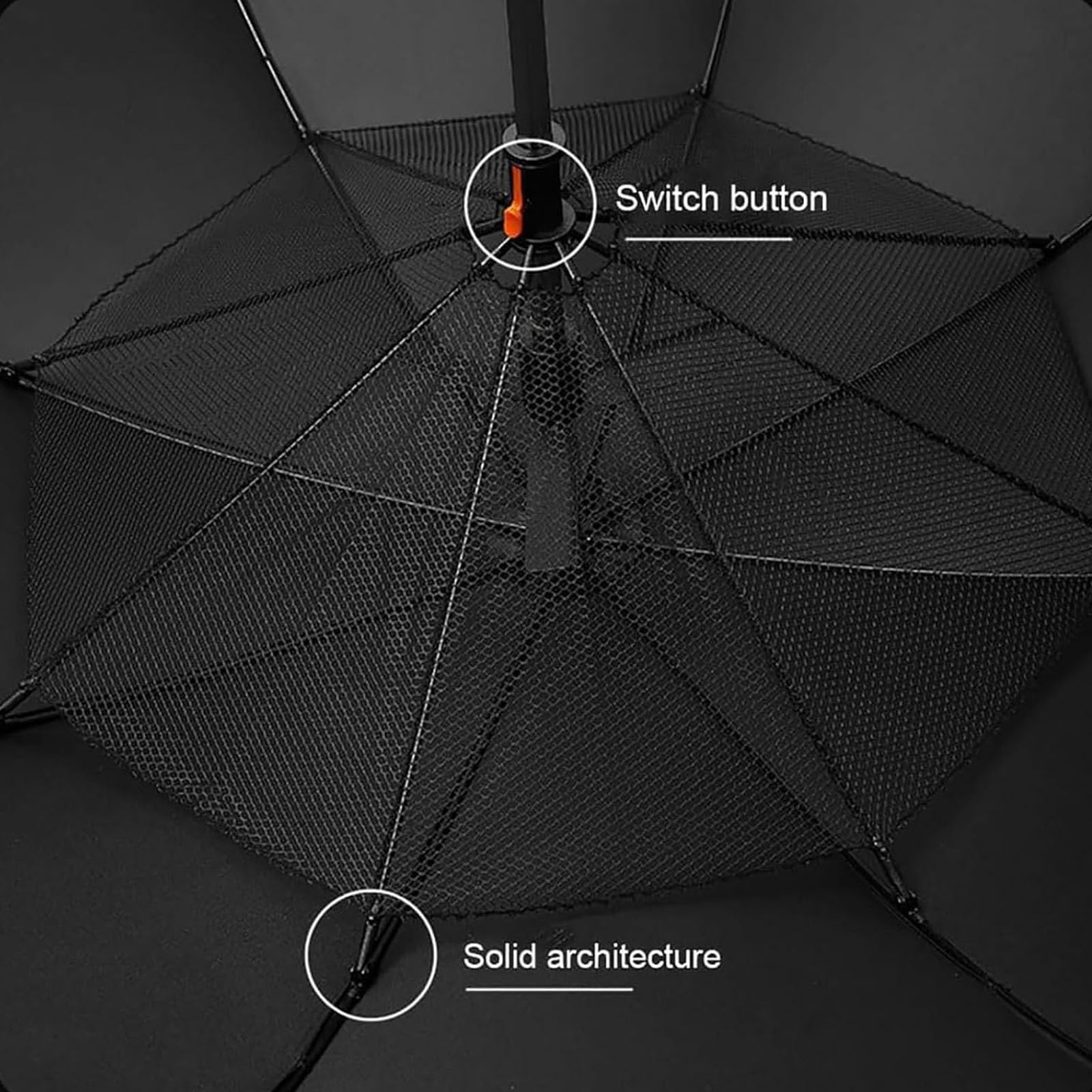 3-in-1 USB Rechargeable Cooling Umbrella with Fan & Mist Spray - UV Protection Sun Umbrella for Outdoor Activities, Beach, Hiking & Summer Travel
