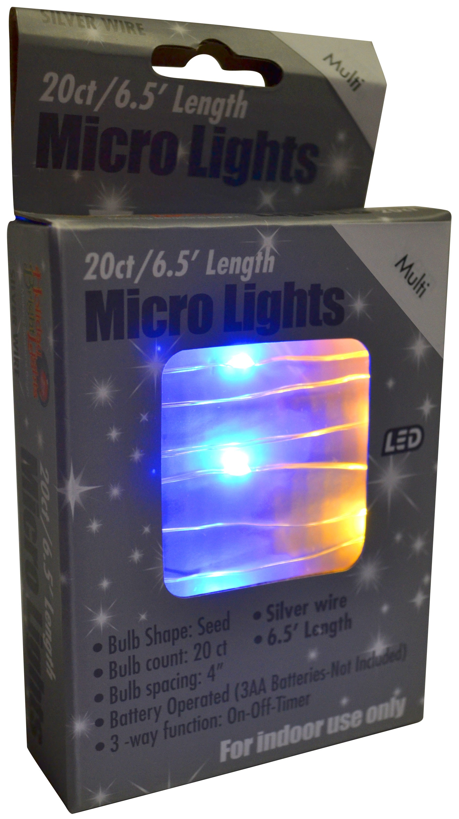 20 Pack Battery Operated LED Micro Christmas Lights - Warm White Mini String Lights for Indoor/Outdoor Holiday Decor, Wedding, Party, Tree, Window, DIY Crafts