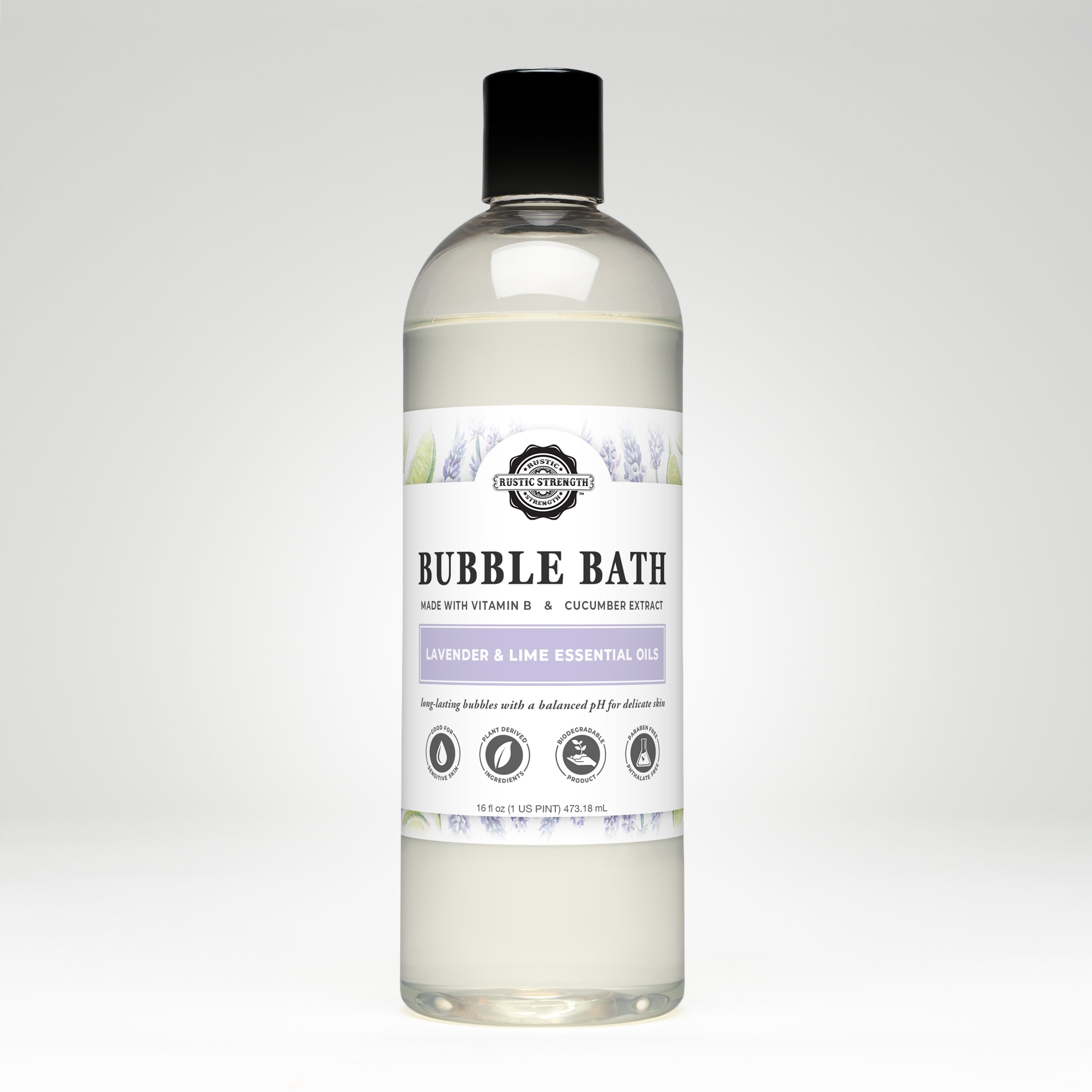 Lavender Lime Bubble Bath for Relaxation - Soothing & Aromatherapy Bath Soak for Stress Relief & Better Sleep - Perfect for Spa Nights & Self-Care Routines