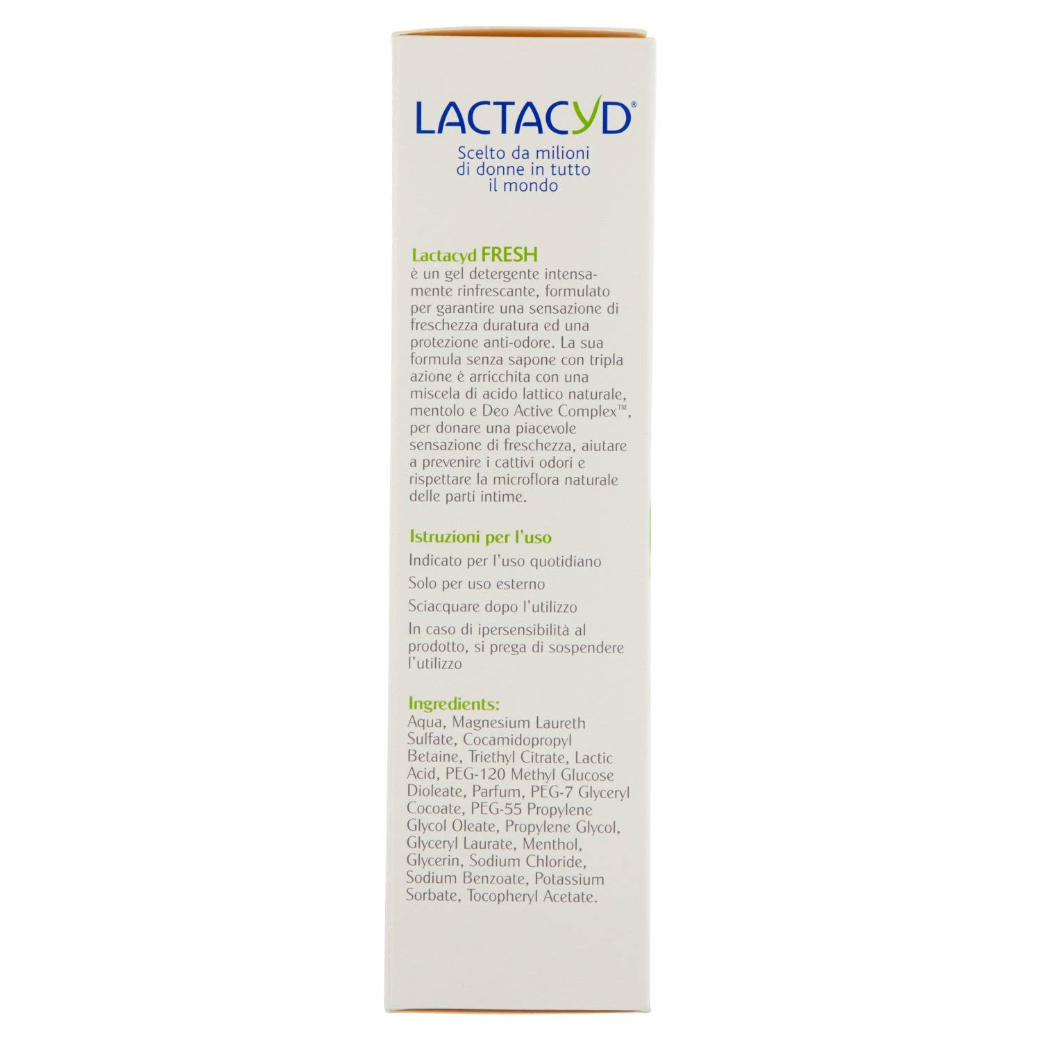 Lactacyd Fresh Intimate Wash 300ml - pH Balanced Feminine Hygiene Cleanser for Daily Use & Comfort
