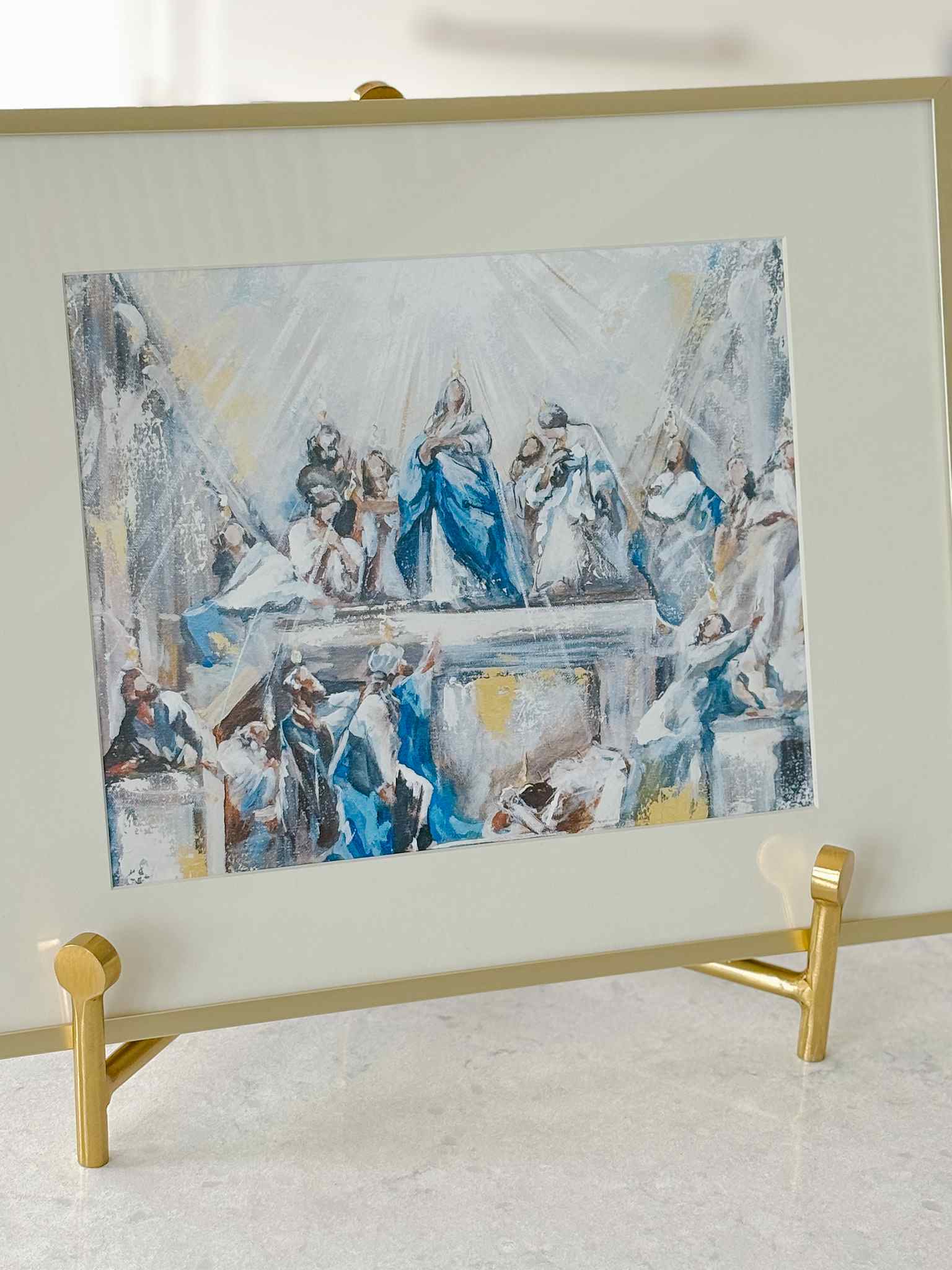 Pentecost Print - Religious Wall Art Decor for Home, Church & Office - Inspirational Christian Gifts & Faith-Based Decorations