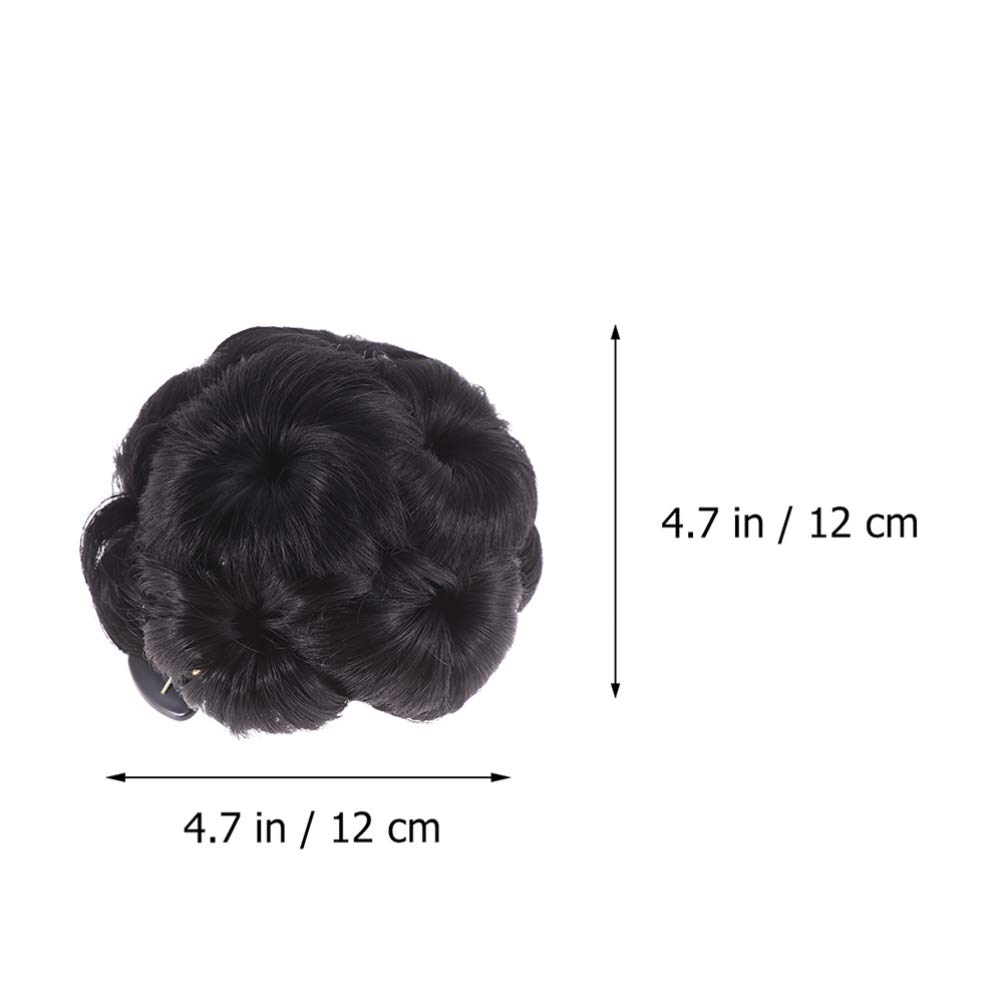2pcs Flower Hair Bun Clip Set - Hair Updo Clip, Scrunchy Bun Holder, Ponytail Chignon Clip for Women - Perfect for Weddings, Parties, and Everyday Hairstyles