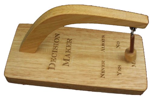 Creative Crafthouse Decision Maker - Standard Edition Pendulum Board for Decision Making | Swing to Find Answers to Life's Questions | Perfect for Home, Office & Spiritual Guidance